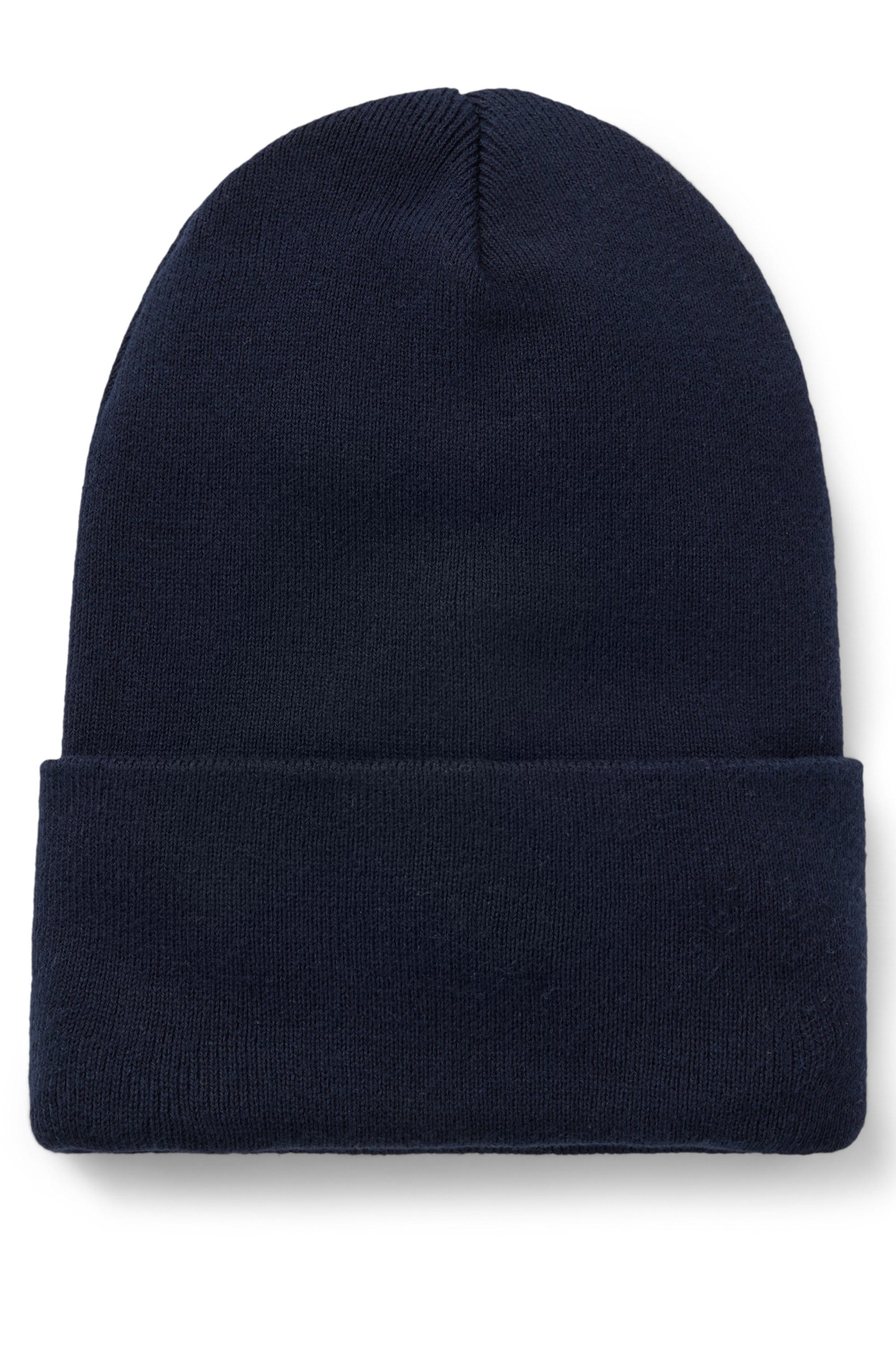 BOSS ORANGE Strickmütze »Fantastico_R_Hat«, mit BOSS-Aufnäher