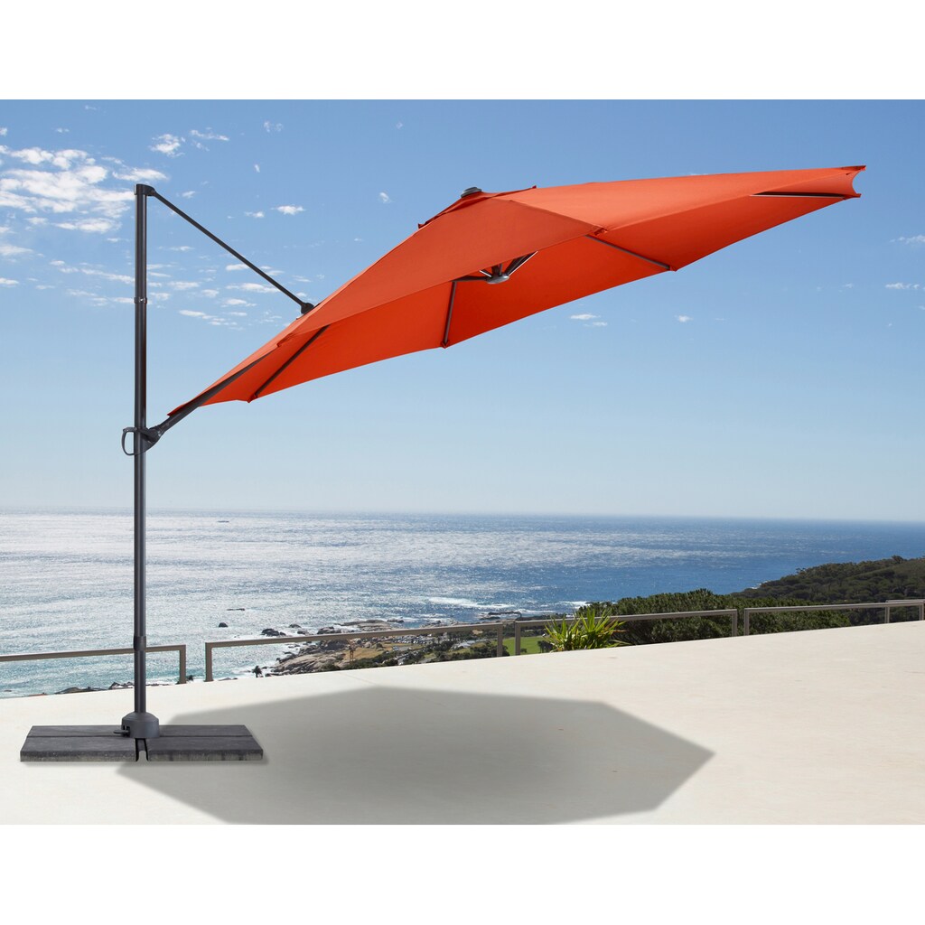 garten gut Ampelschirm »Marbella«, abknickbar, mit Schirmstände