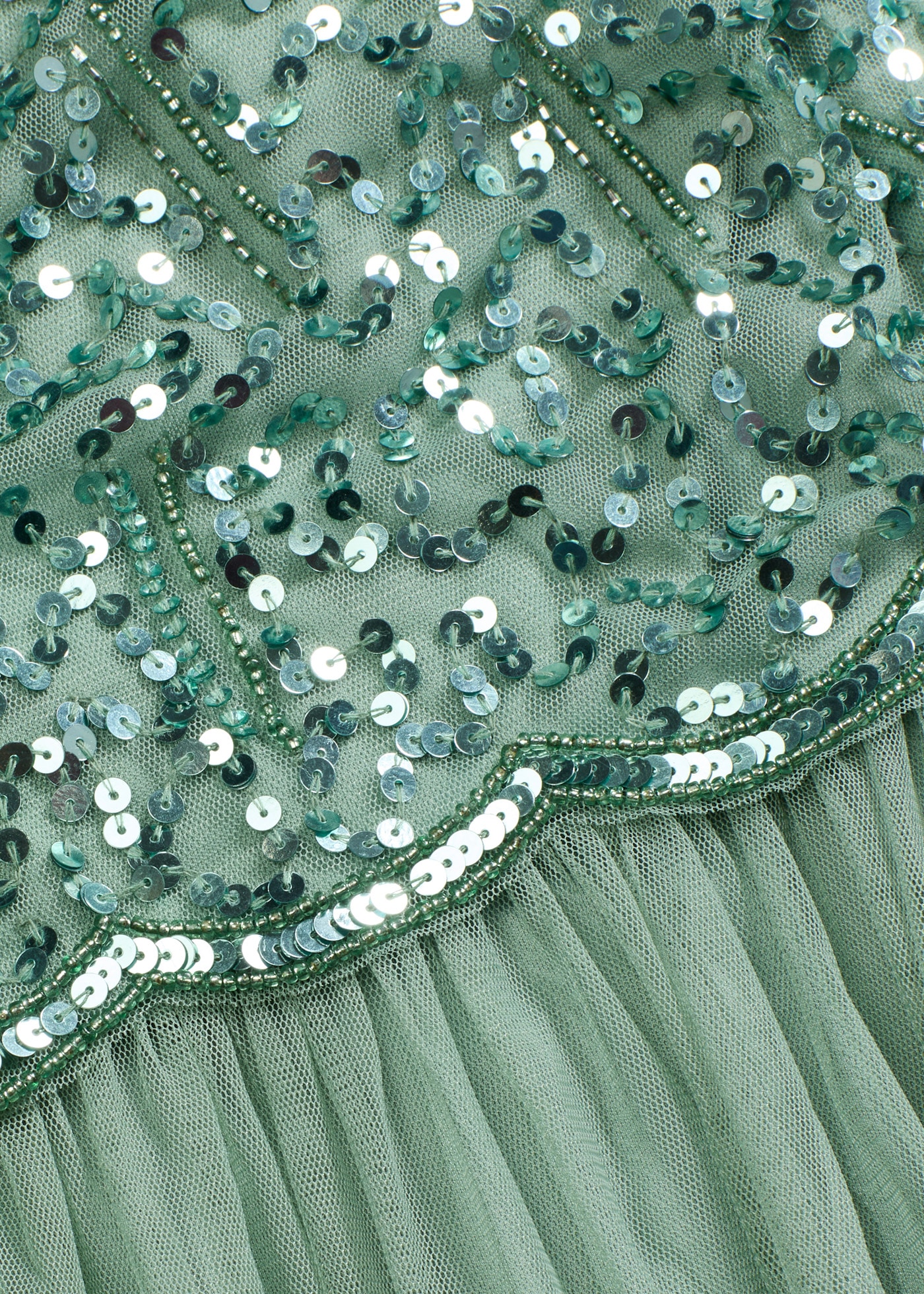 bonprix Maxi robe »Maxikleid mit Paillettenstickerei« ohne Ärmel, ausgestellte Passform, mit Paillettenstickerei