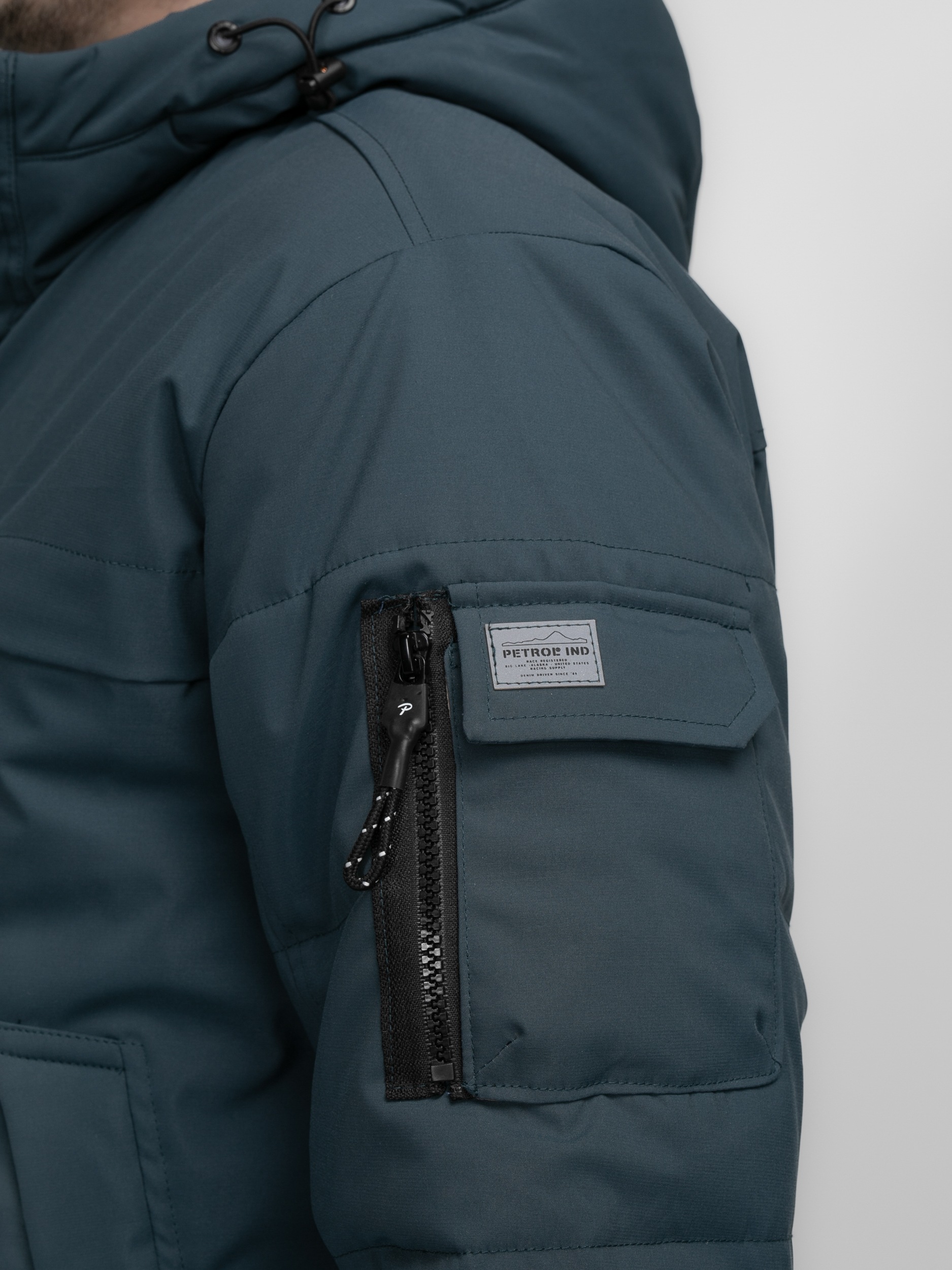 Petrol Industries Parka, mit Kapuze, mit verstellbarer Kapuze