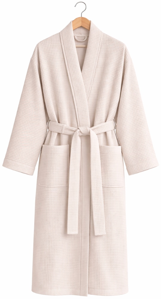 Egeria Bademantel »LIVA« 1 Stk. Kimono, Waffelpiqué