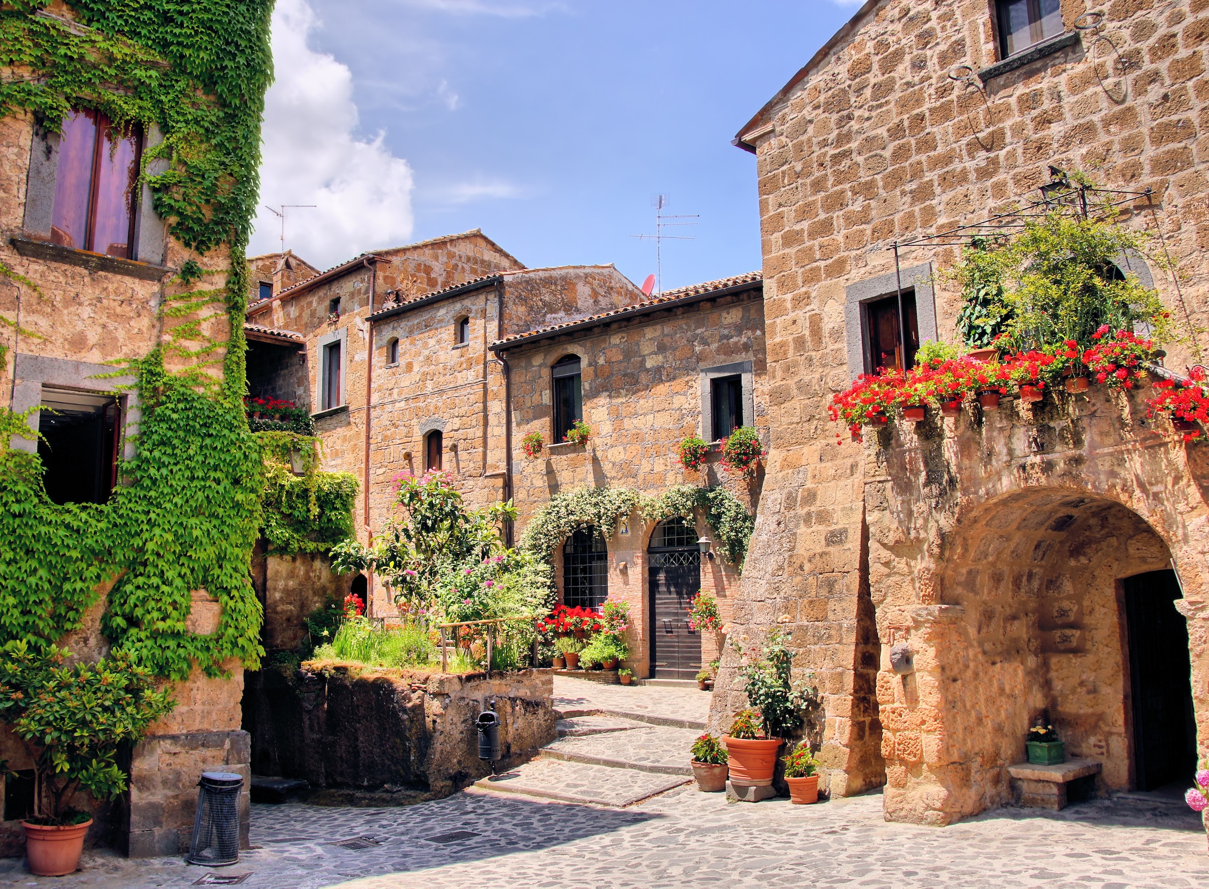 Image of Papermoon Fototapete "Italian Old Village" glatt