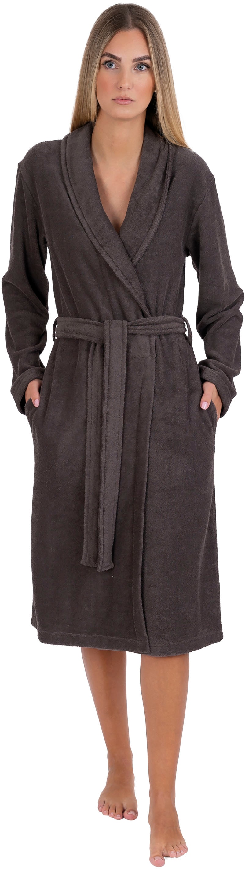 Image of Wewo fashion Damenbademantel "4030" 1 Stk. leicht und weich