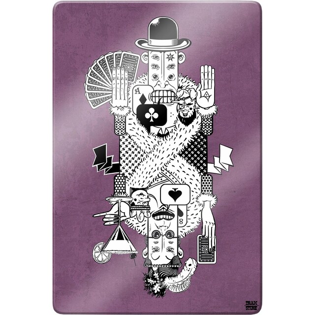 Glasbild confortablement - »Drawstore 40/60 Playing acheter cm Wall-Art Cards«,