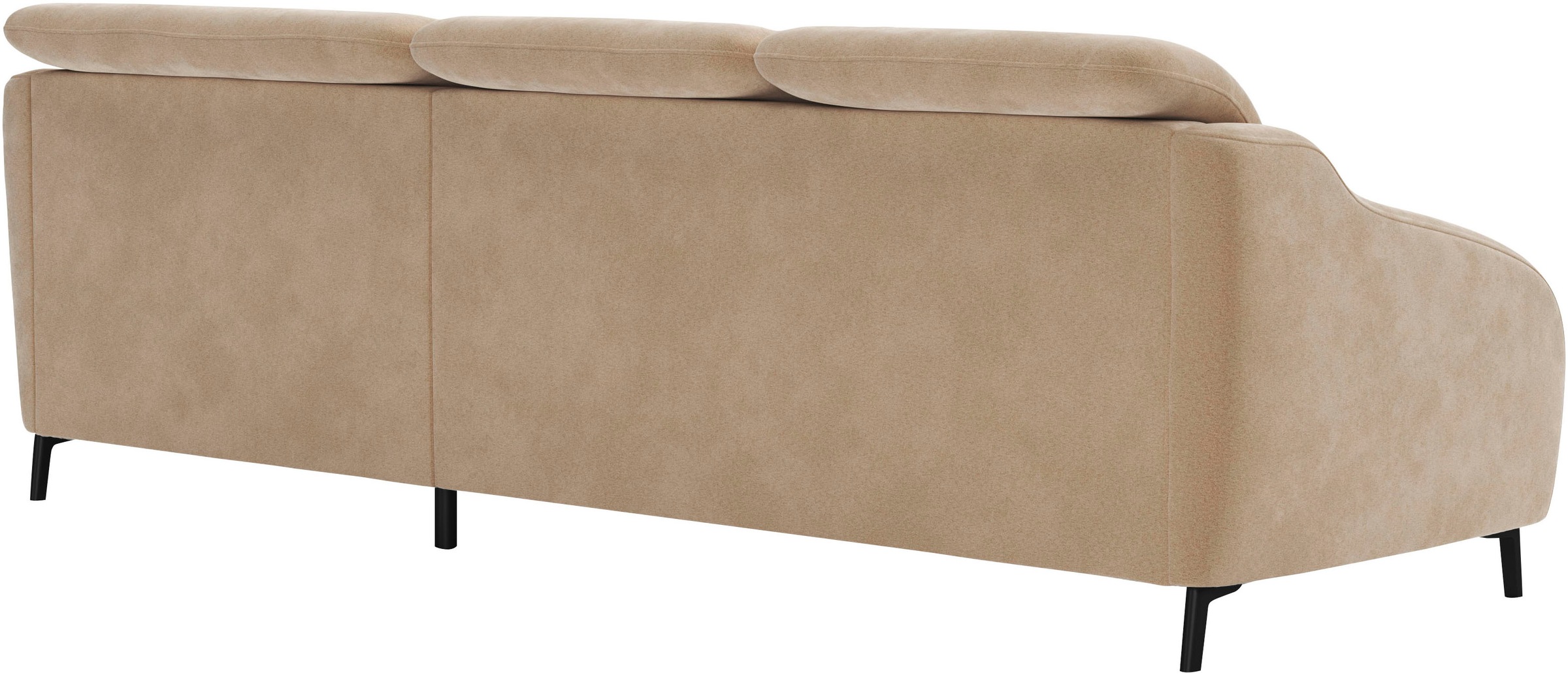 sit&more Ecksofa »Blues L-Form« wahlweise mit Klapptisch und USB