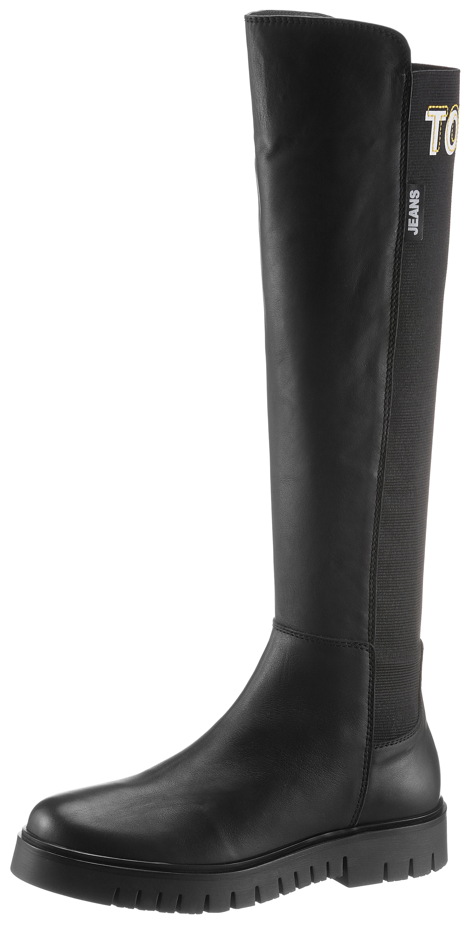 TOMMY JEANS Stiefel »DOUBLE DETAIL LONG BOOT«