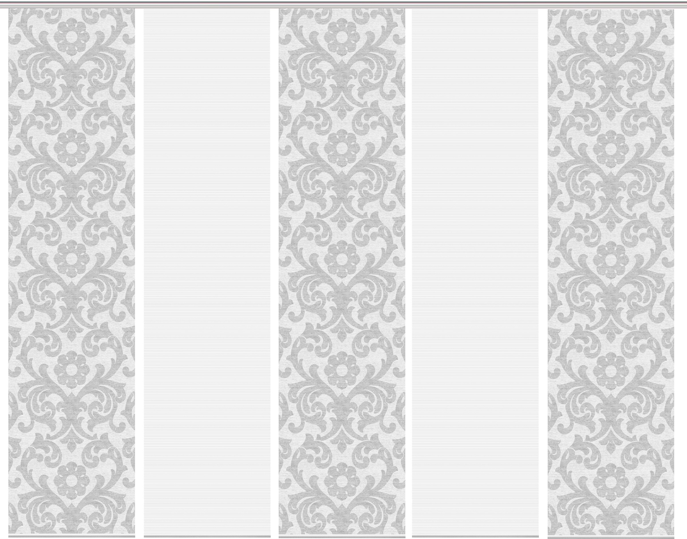 Image of Vision S Schiebegardine »ORNAMIA 5er SET«, (5 St.), Bambus-Optik, Digital bedruckt bei Ackermann Versand Schweiz