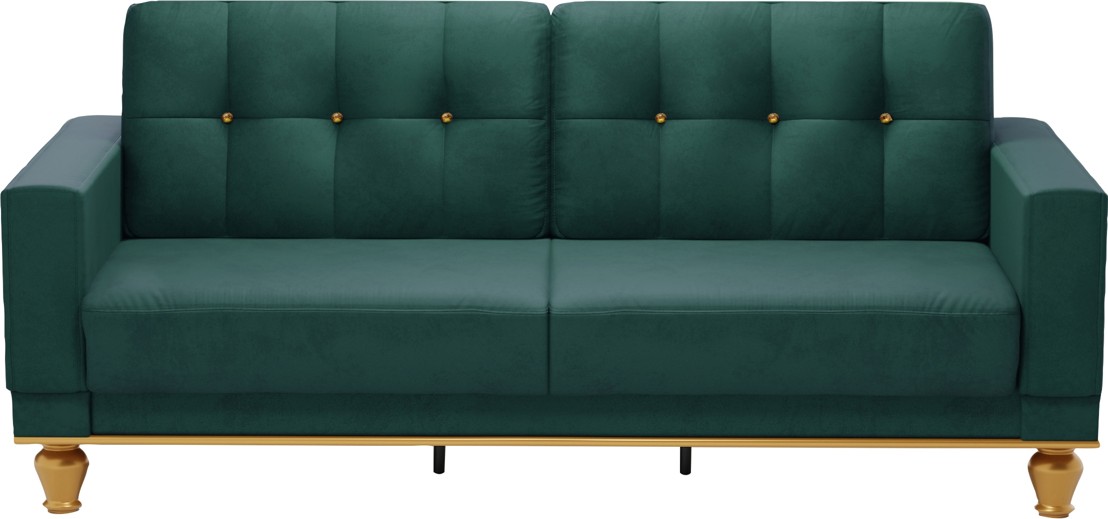 sit&more 3-Sitzer »Orient 5« mit Strass-Stein, wahlweise mit Bettfunktion und Bettkasten