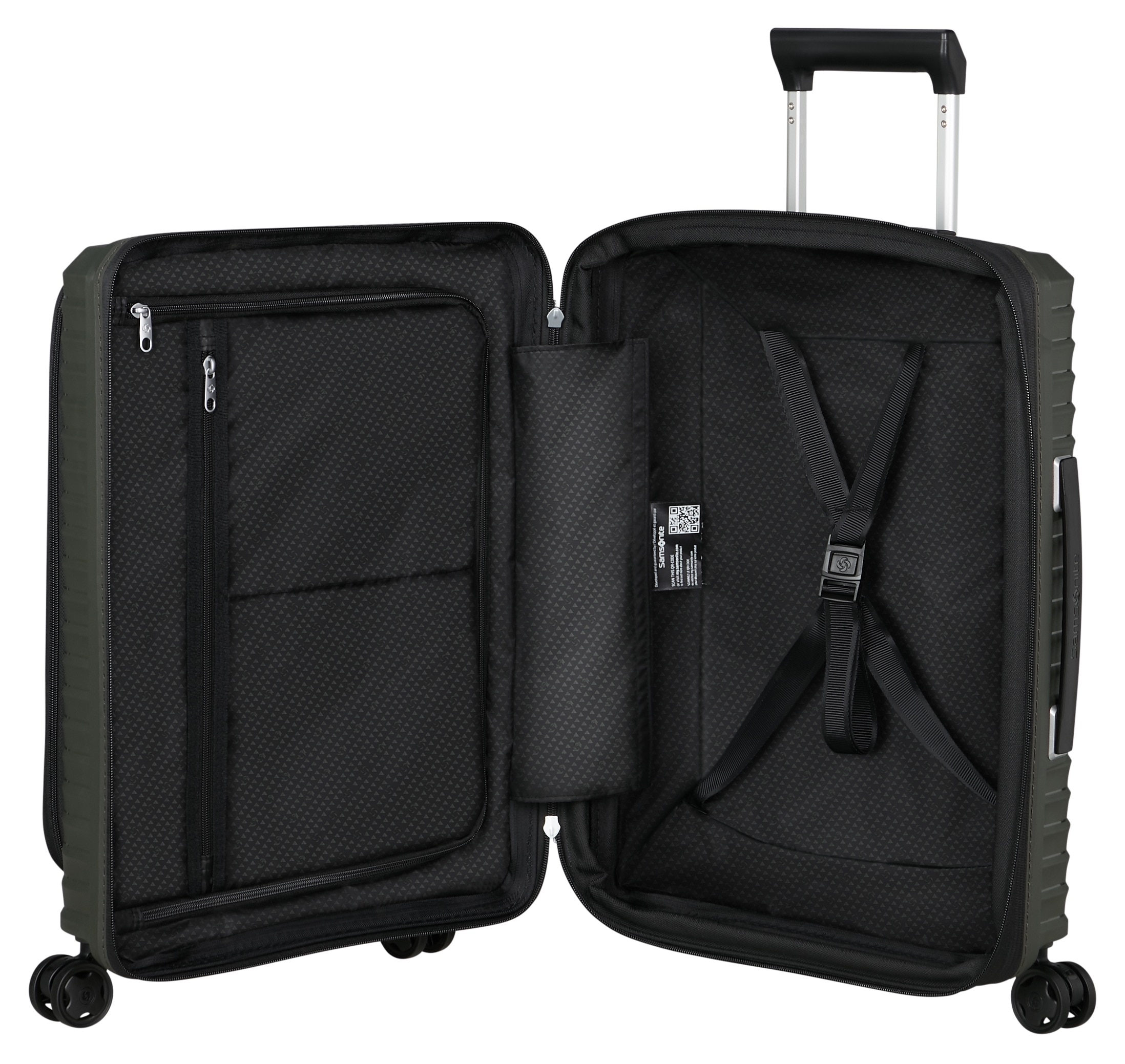 Samsonite Trolley à coque dure »UPSCAPE 55 mit Frontfach« 42 litre 4 Rollen Easy-Access-Frontfach Handgepäck Hartschalenkoffer TSA-Zahlenschloss