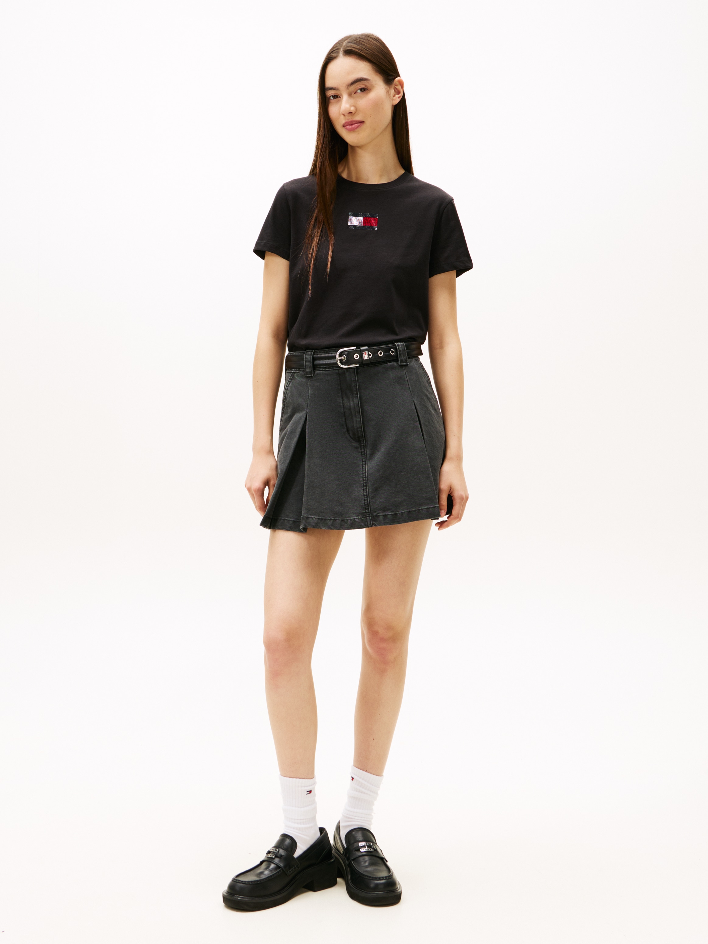Tommy Jeans Kurzarmshirt »TJW REG PARTY FLAG TEE EXT«