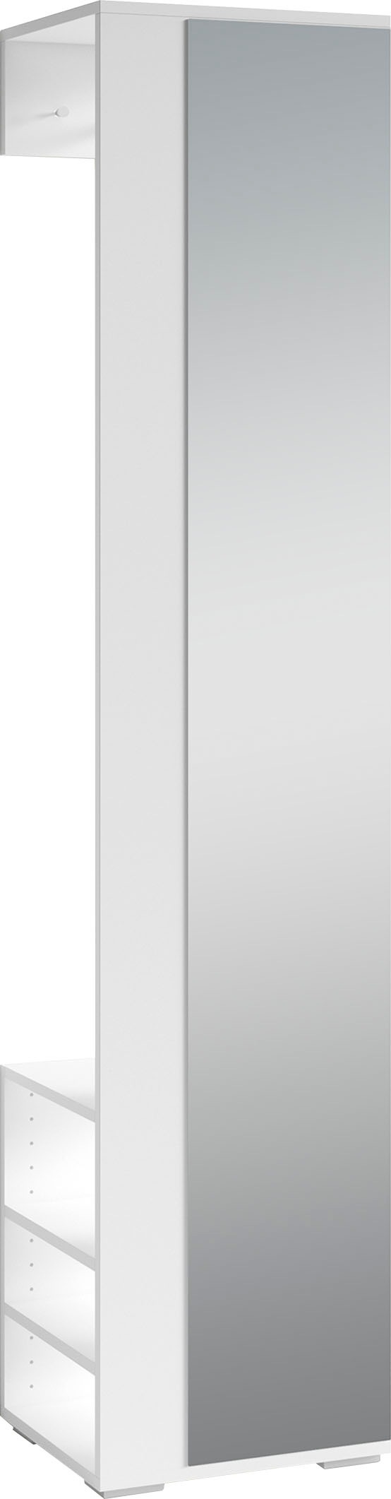 Image of byLIVING Garderobenpaneel "Ben" 1 Stk. tlg. Breite 40 cm, mit Spiegel und Kleiderstange