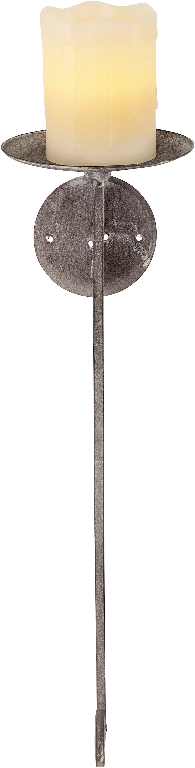 Ambiente Haus Kerzenhalter Landhaus, grau