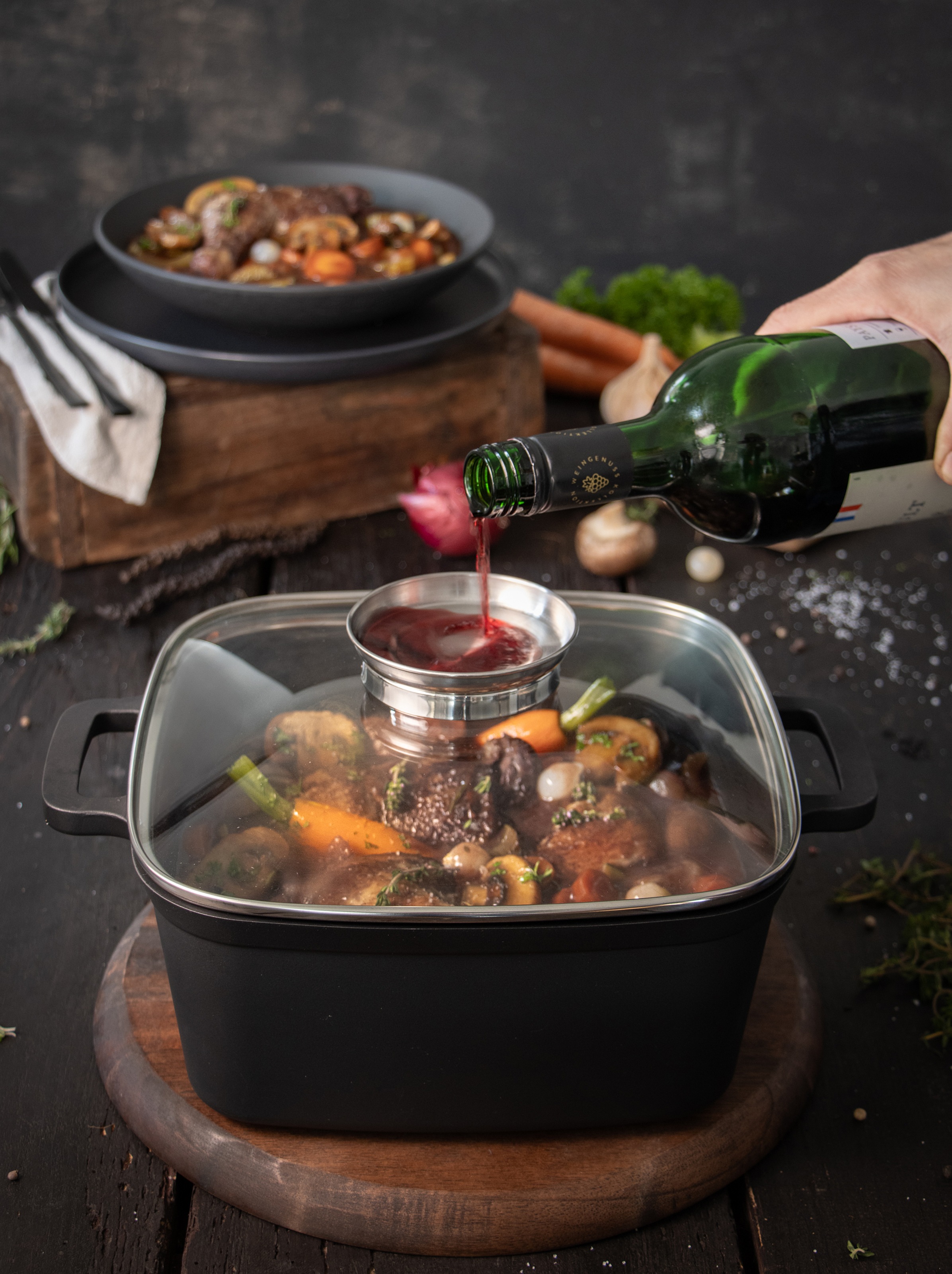 Elo Basic Rôtissoire »Multifunktionstopf-Set Cubus« Set, 4 cuis tlg.