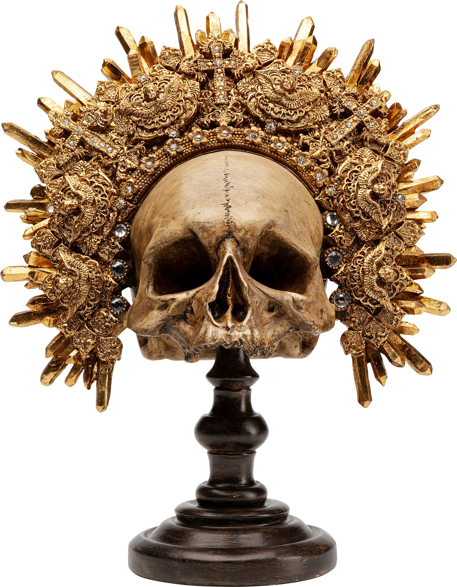 Image of Kare Design Dekoobjekt "Deko Objekt King Skull 42cm"