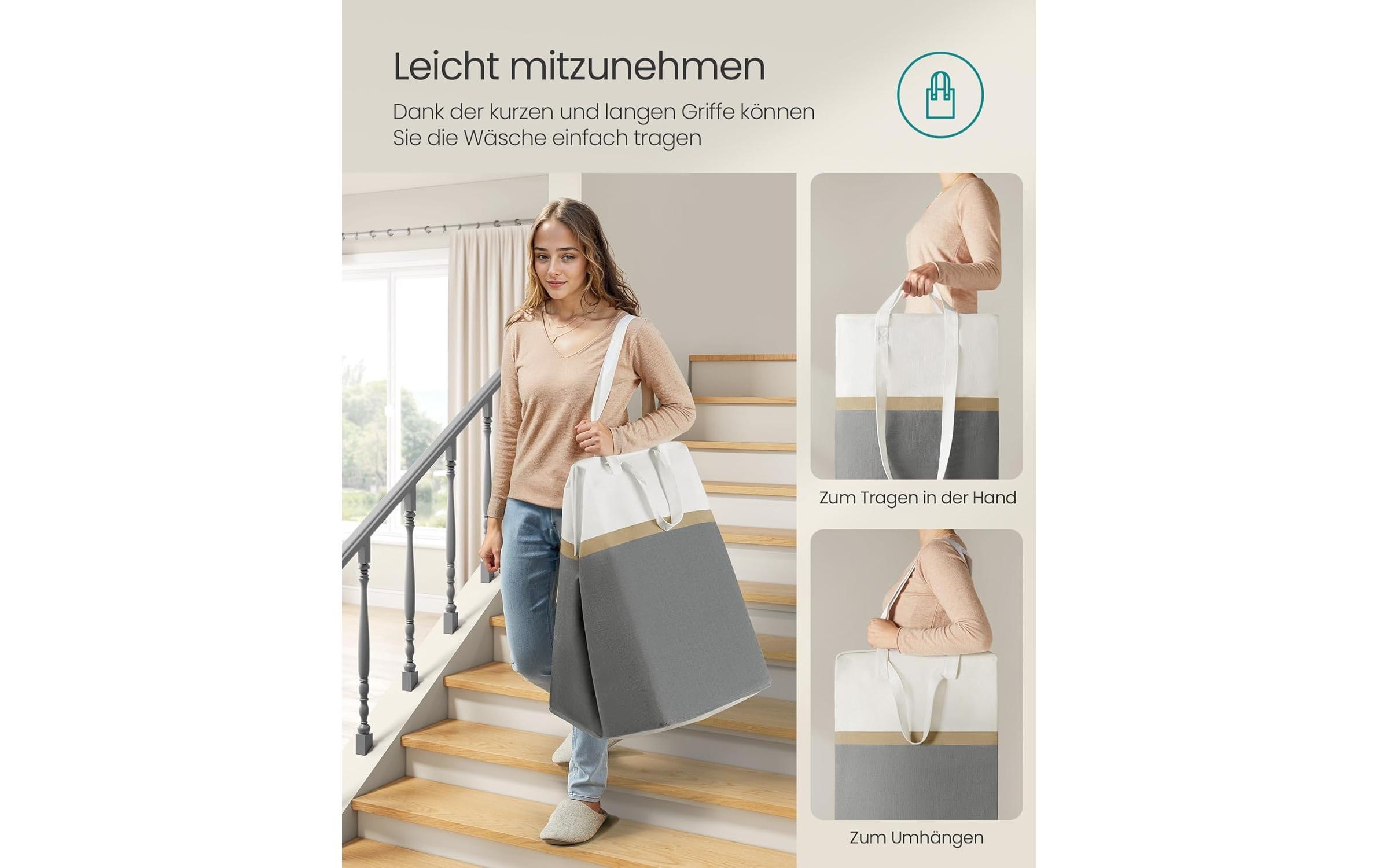 SONGMICS Panier à linge »2-er Set 110 l«