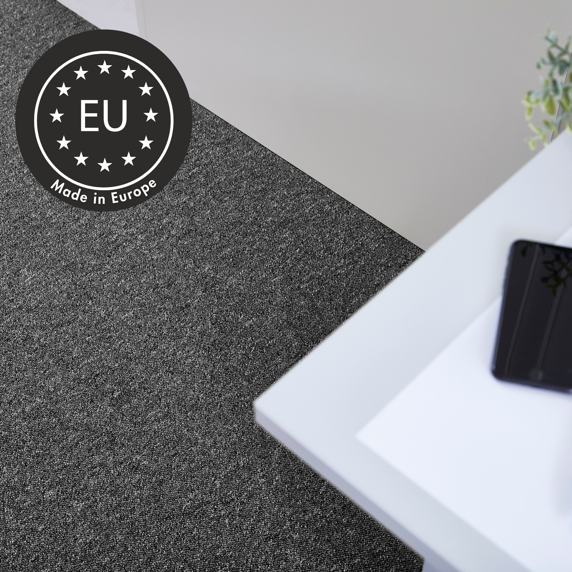 Andiamo Teppichboden »Carlos, Feinschlinge, Gesamthöhe 6,5 mm, Made in Netherlands« rechteckig 6,5 mm Höhe melierte Optik, Breite 200, 400 cm oder 500 cm,  strapazierfähig