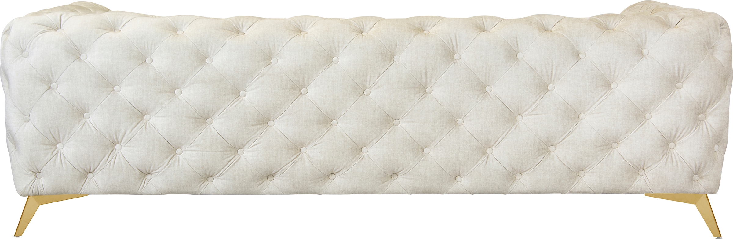 Leonique Chesterfield-Sofa »Glynis«, aufwändige Knopfheftung, moderne Chesterfield Optik, Fussfarbe wählbar