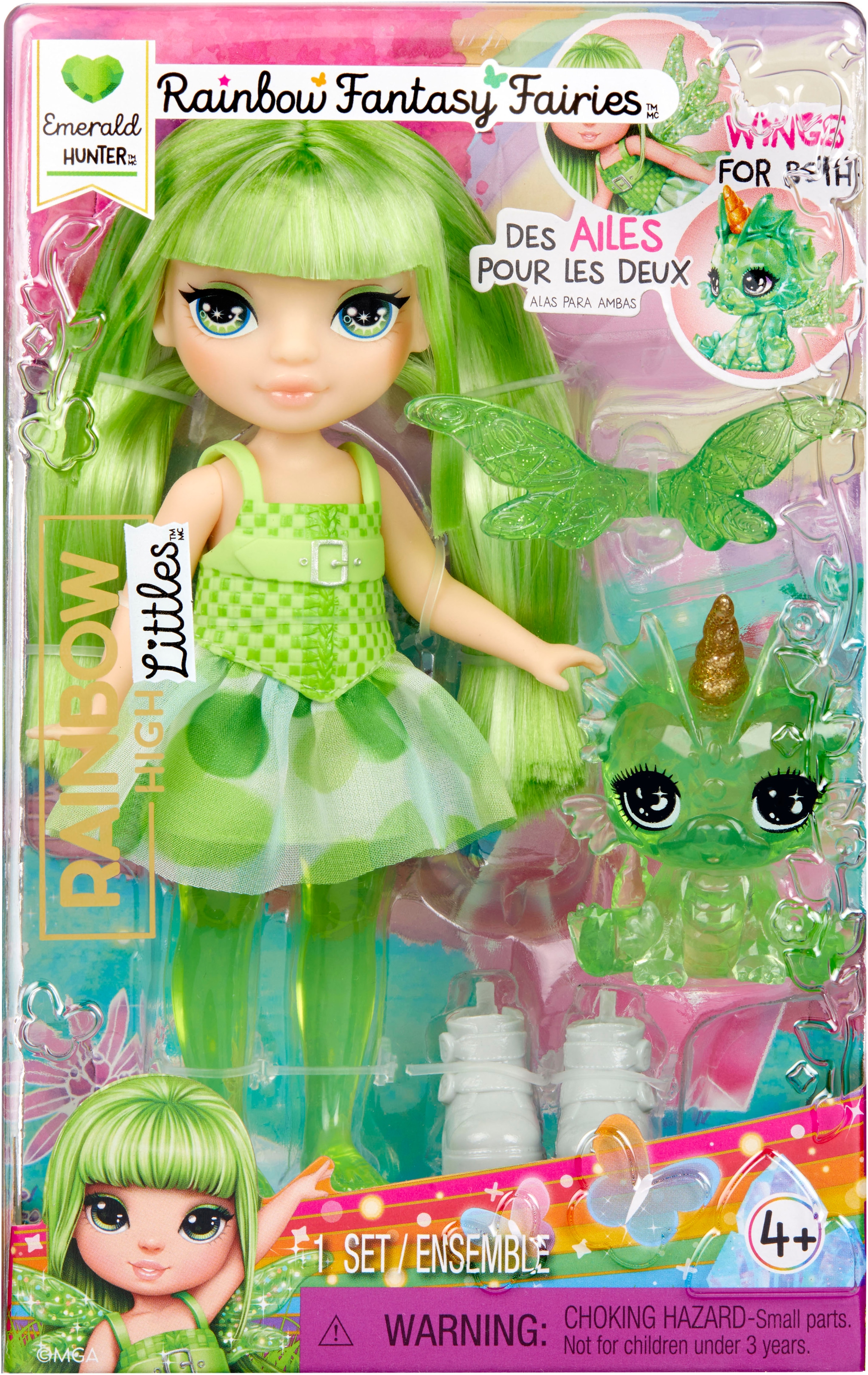 RAINBOW HIGH Minipuppe »Littles Rainbow Fantasy Fairies Doll- Emerald (Green)«