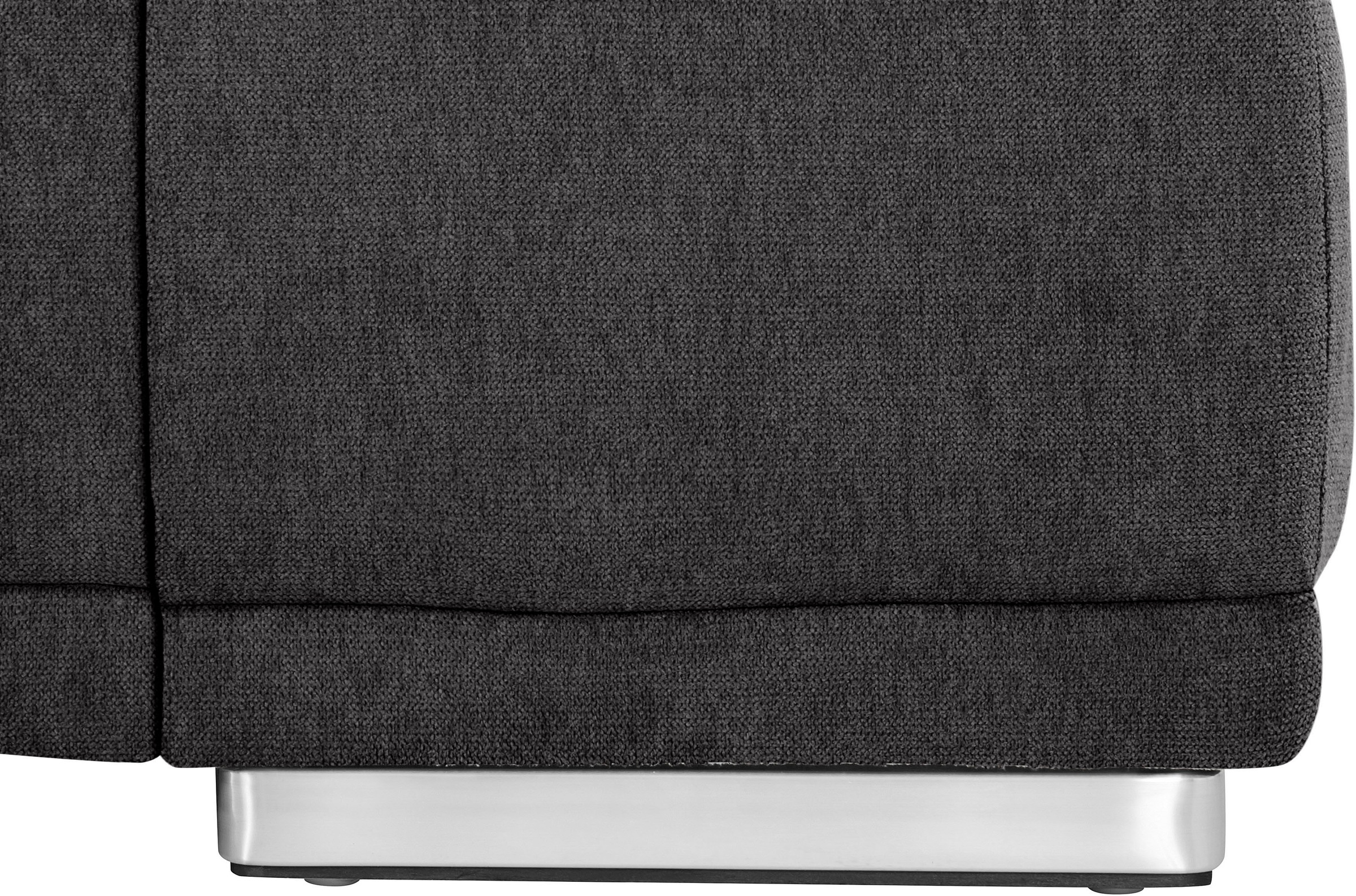 COTTA Ecksofa »Holiday L-Form mit Sitztiefen-, Armteil- und Kopfteilverstellung«, wahlweise mit Bettfunktion & Bettkasten