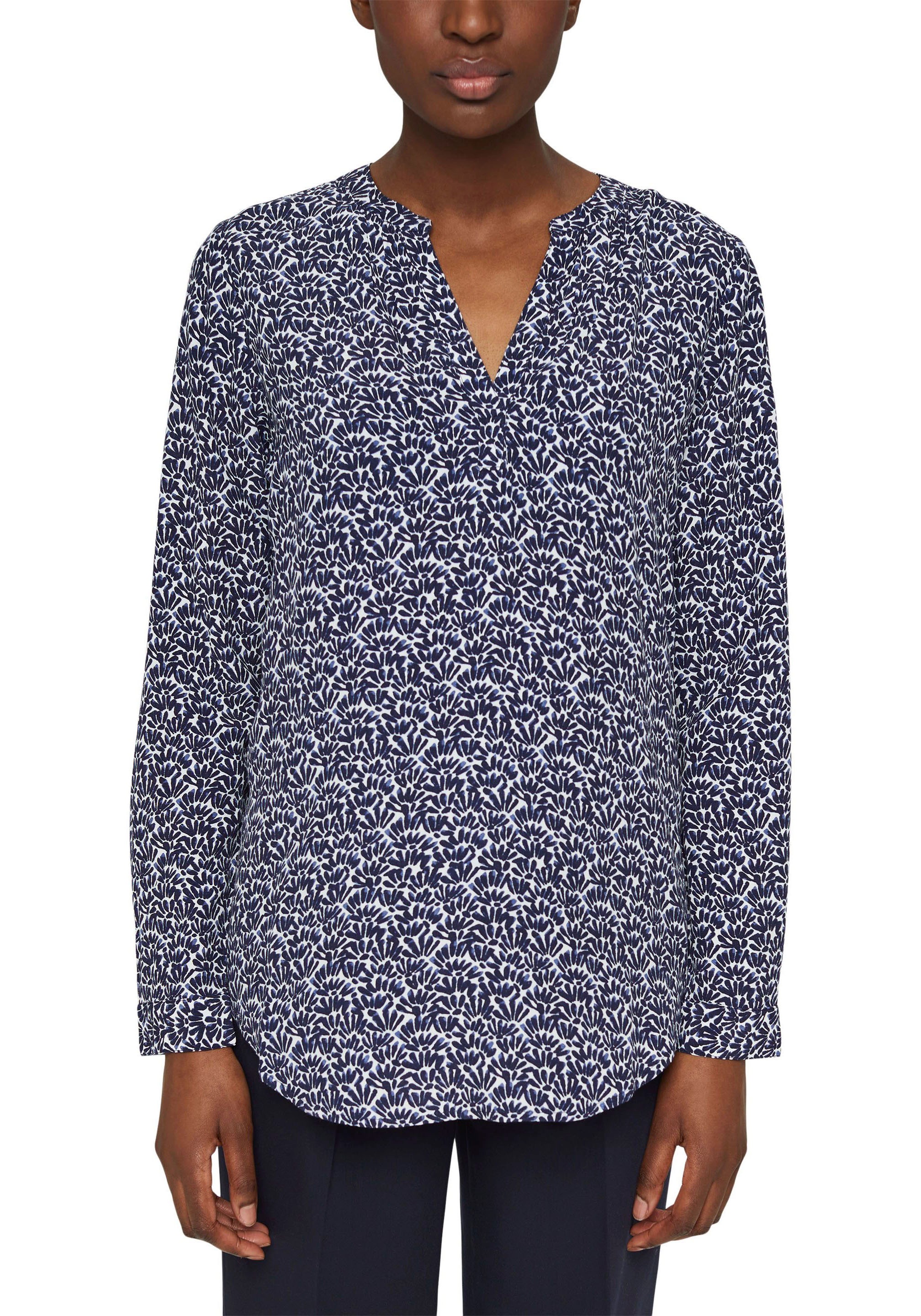 Image of Esprit Druckbluse, im Tunika-Look und in unterschiedlichen Millefleur Alloverprints bei Ackermann Versand Schweiz