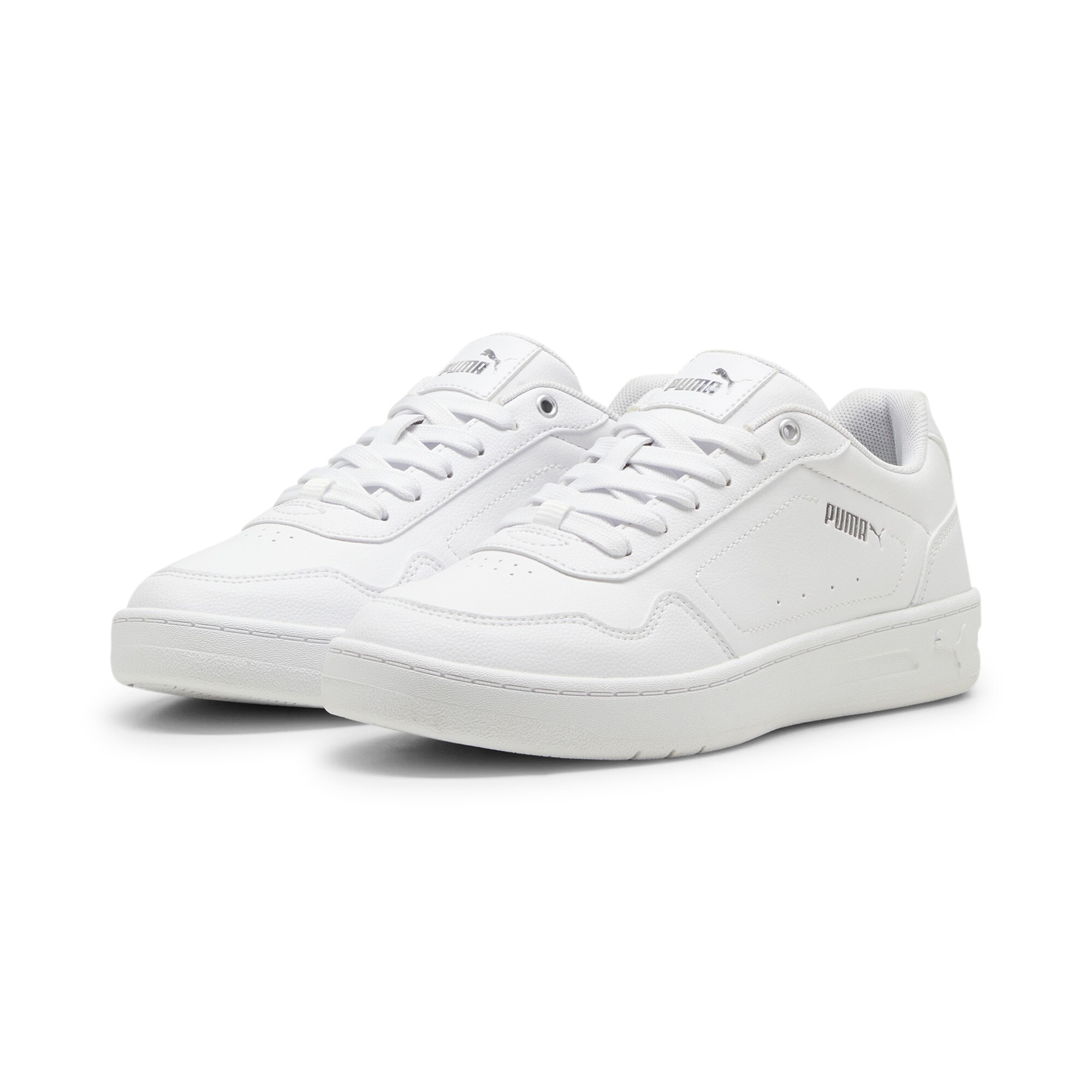 Image of PUMA Sneaker "COURT CLASSY" mit Schnürung, Gummilaufsohle mit leichtem Profil
