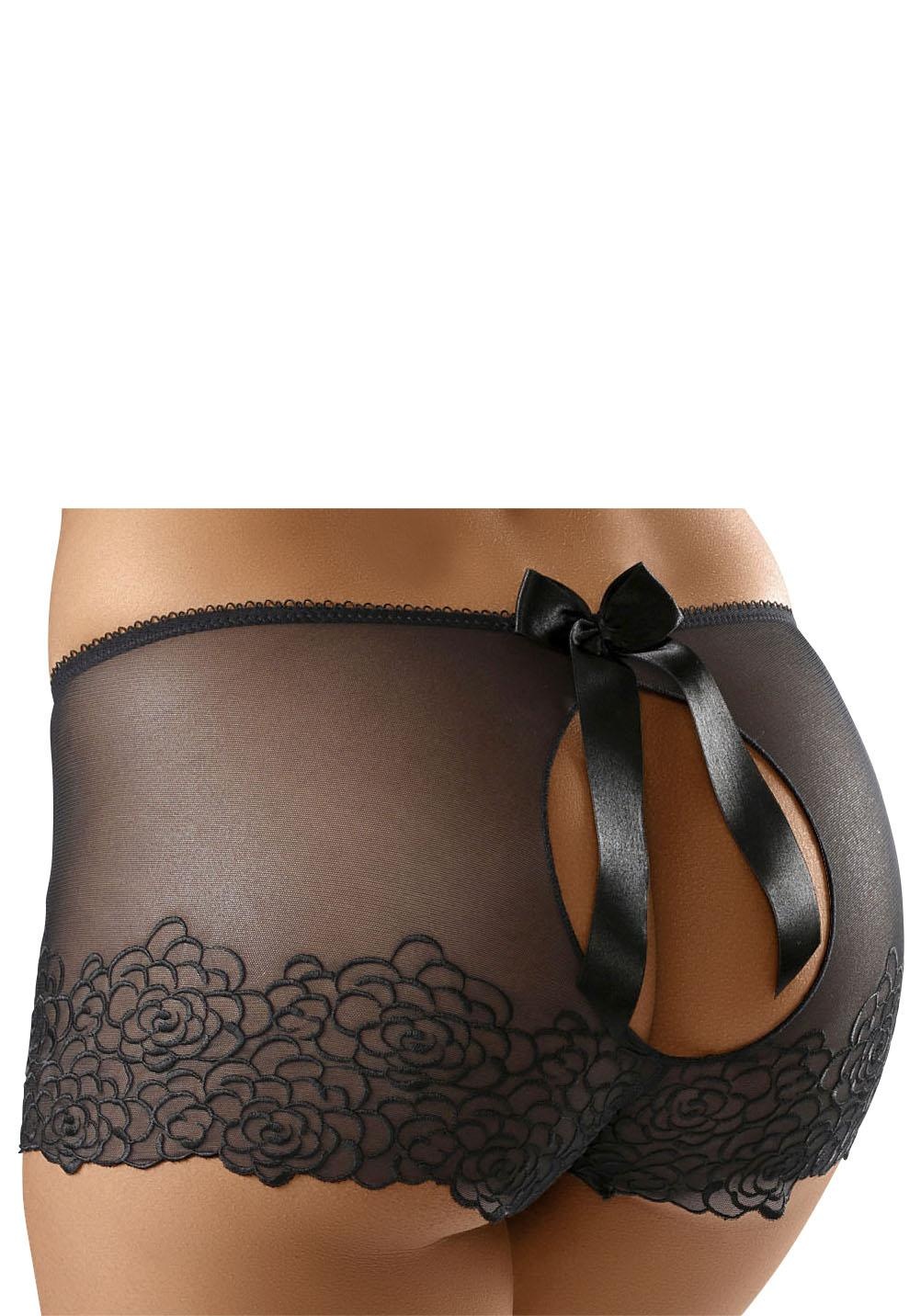 Image of petite fleur goldfarben Panty-Ouvert, aus transparentem Netzmaterial bei Ackermann Versand Schweiz