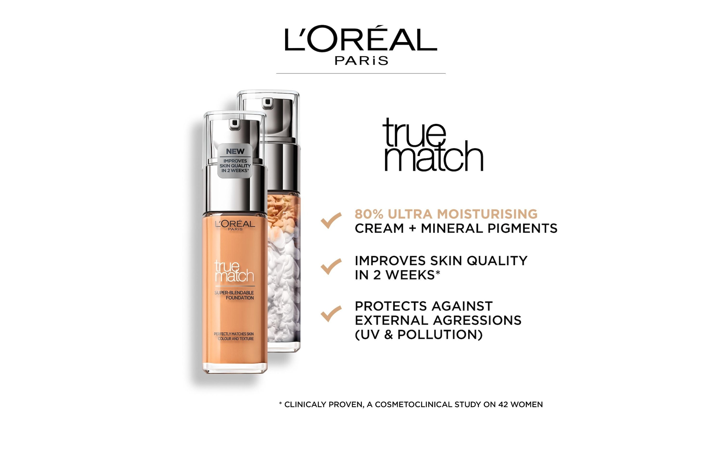 L'ORÉAL PARIS Foundation »Perfect Match 3.5.D/3.5.W Goldfarbenen Peach«