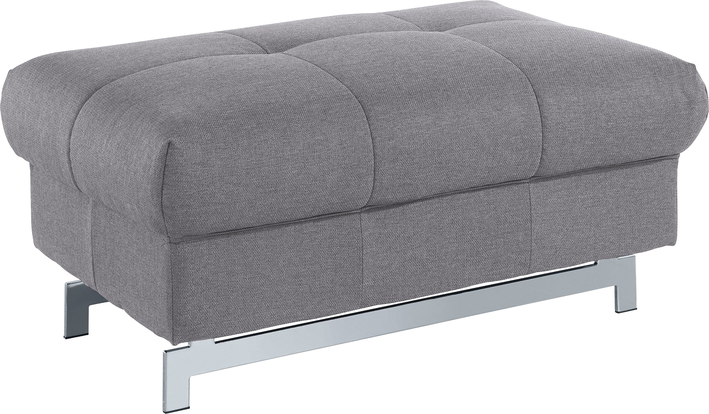 COTTA Polstergarnitur »Chef L-Form«, (Set, 2 tlg.), Set bestehend aus: Ecksofa mit Kopfteilverstellung & Hocker