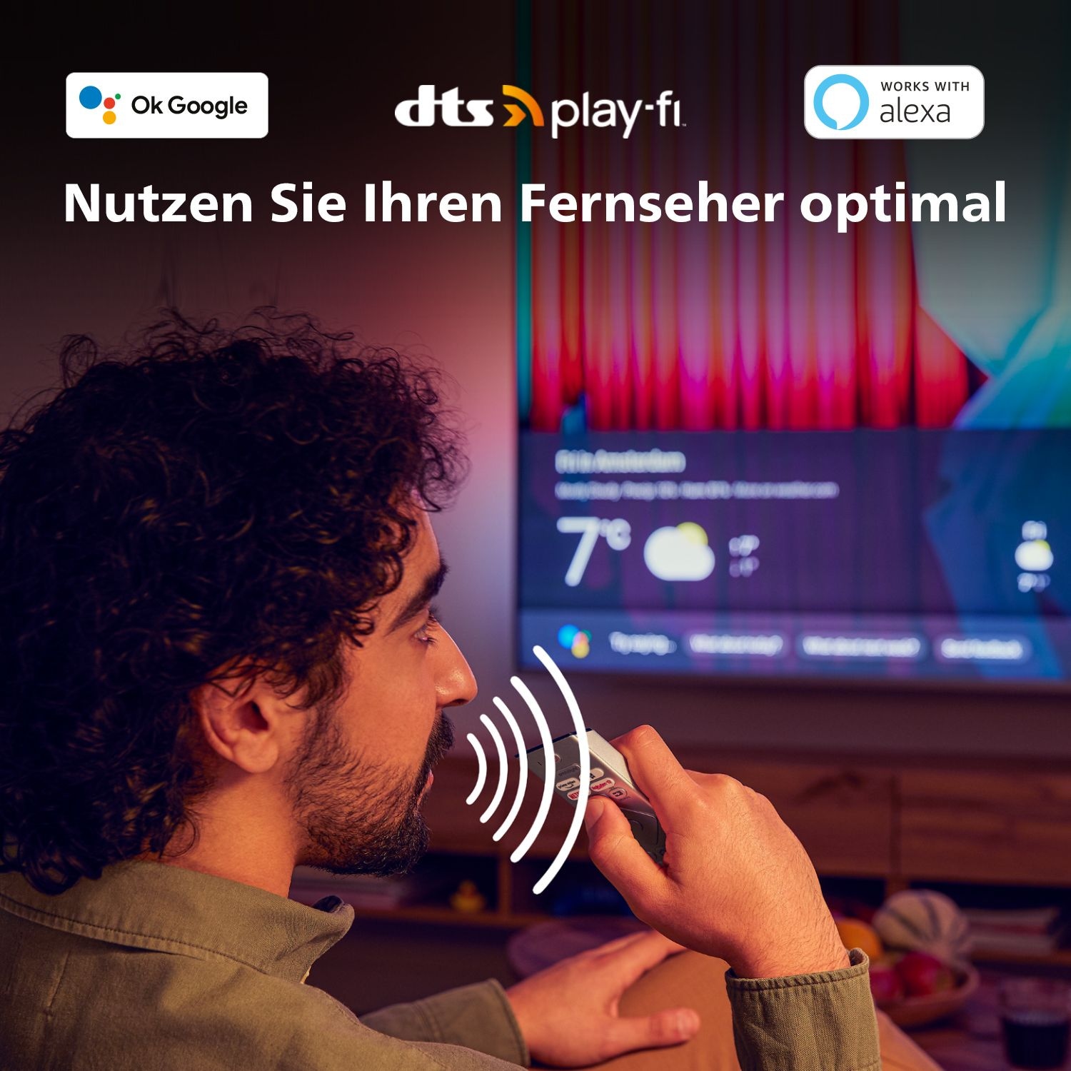 Philips LED-Fernseher »48OLED808/12«, 122 cm/48 Zoll, 4K Ultra HD, Smart-TV-Android TV