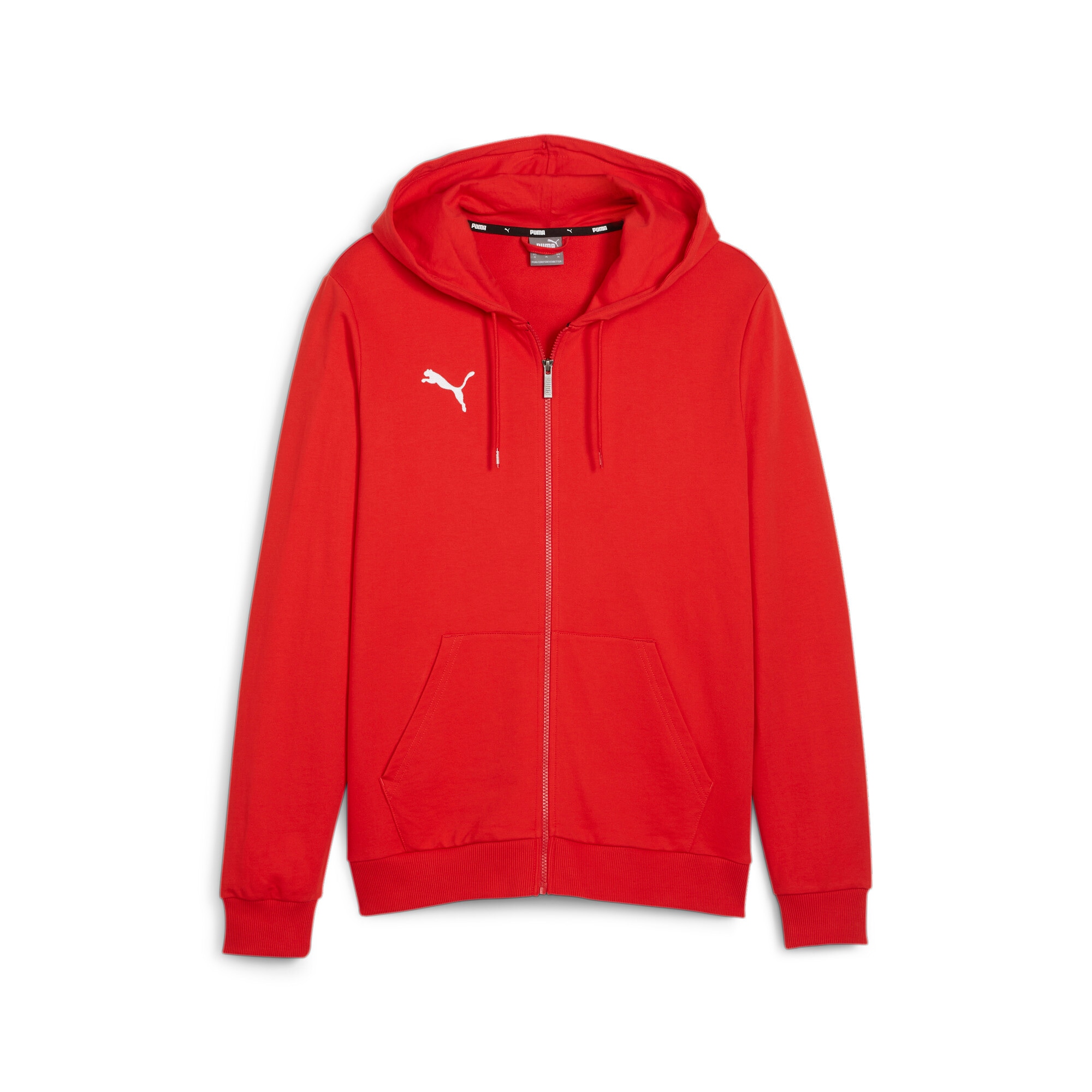 PUMA Sweat à capuche »TEAMGOAL CASUALS HOODED JACKET« avec capuche, pour football et loisirs, avec fermeture éclair
