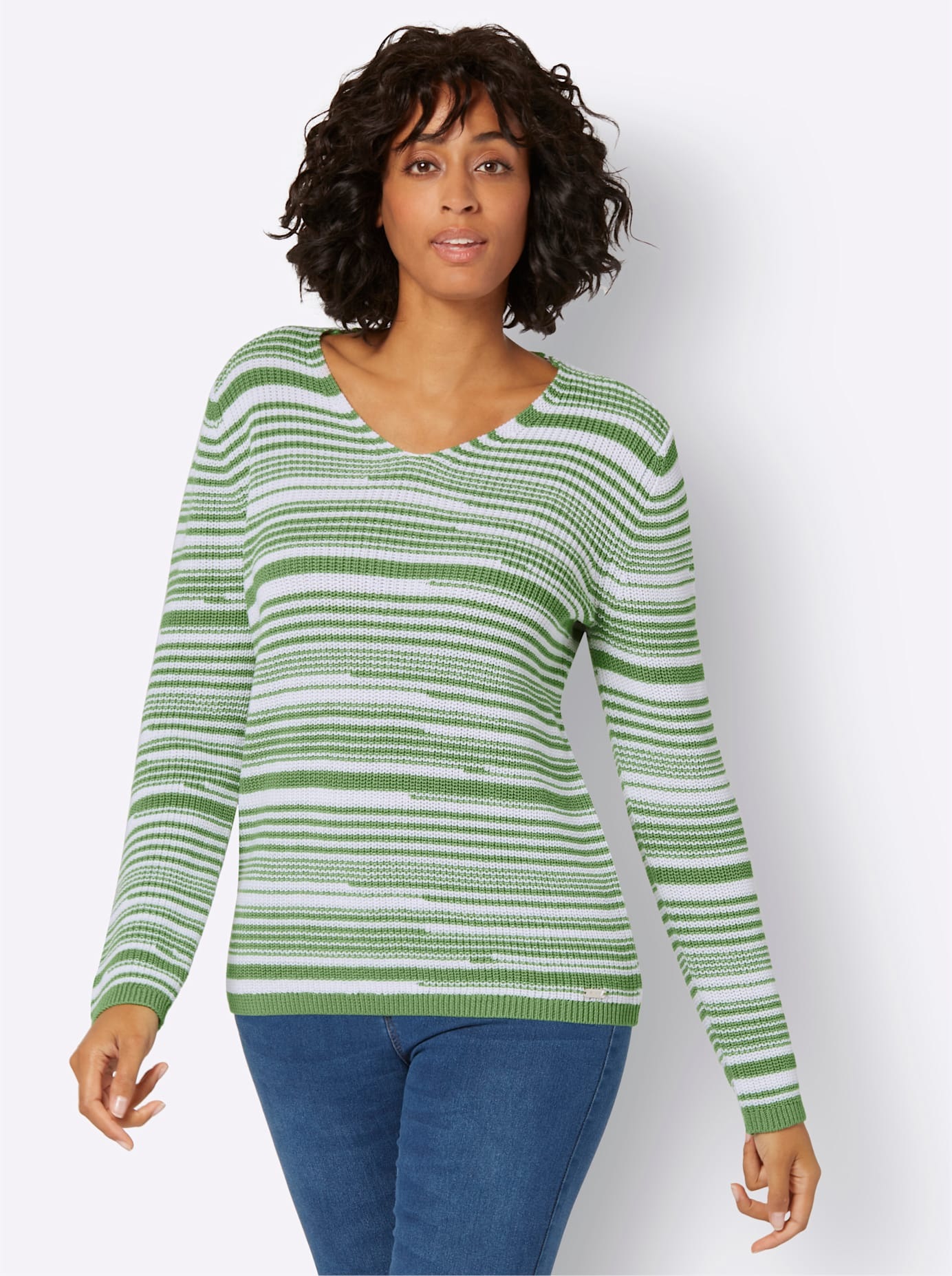 Casual Looks V-Ausschnitt-Pullover »Pullover«