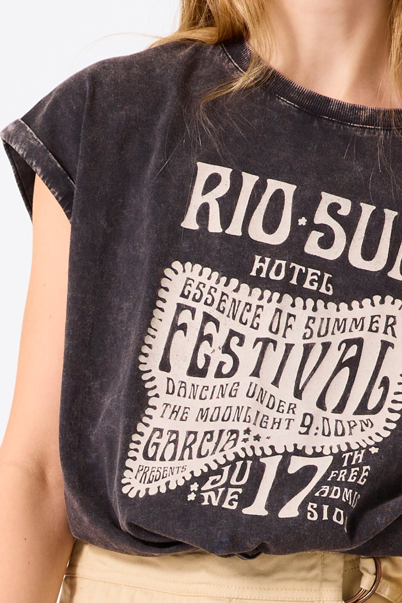 Garcia T-Shirt, mit verwaschenem Look for GIRLS