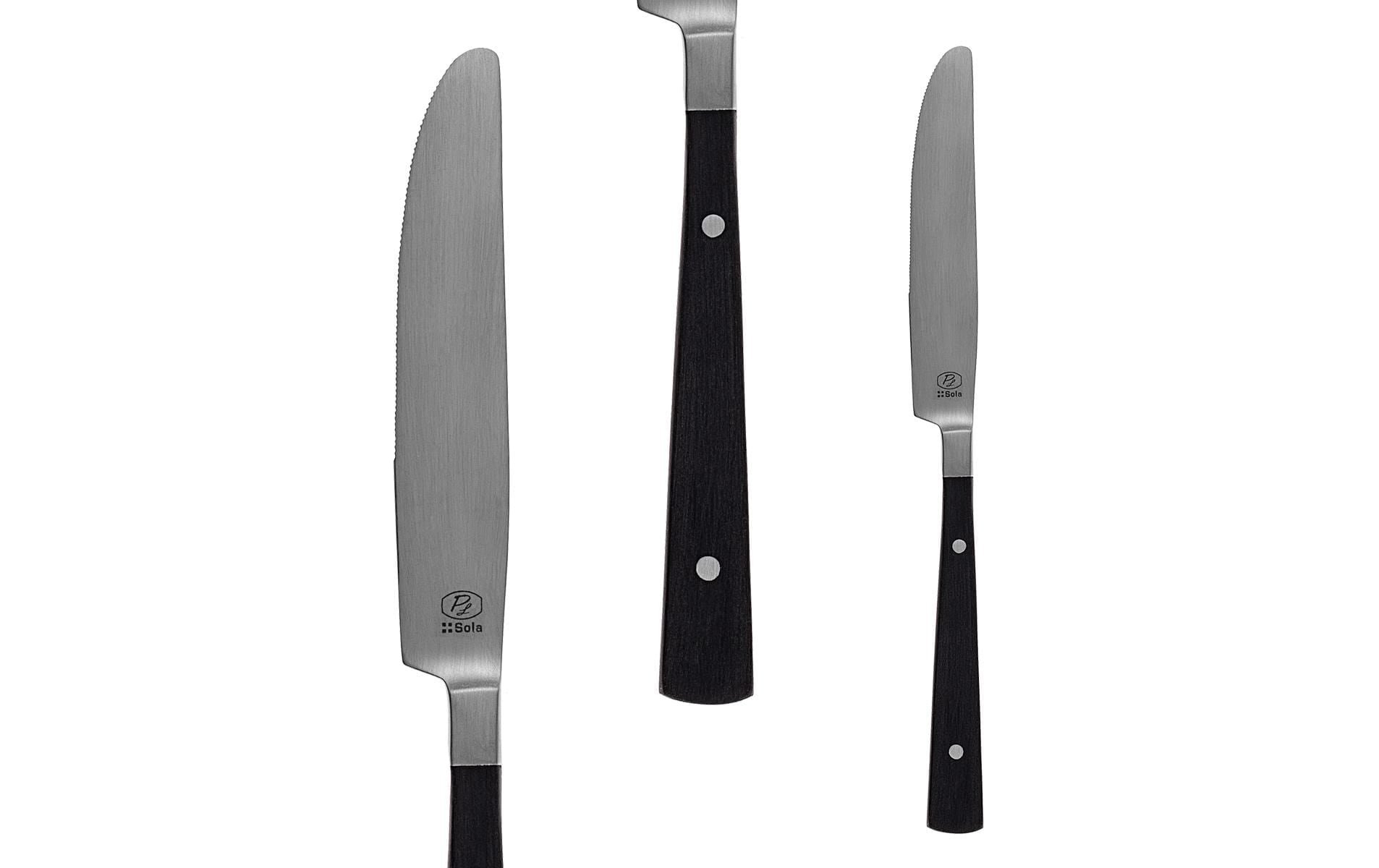 Sola Besteck-Set »Image POM Black 24-tlg.« Spülmaschinenfest