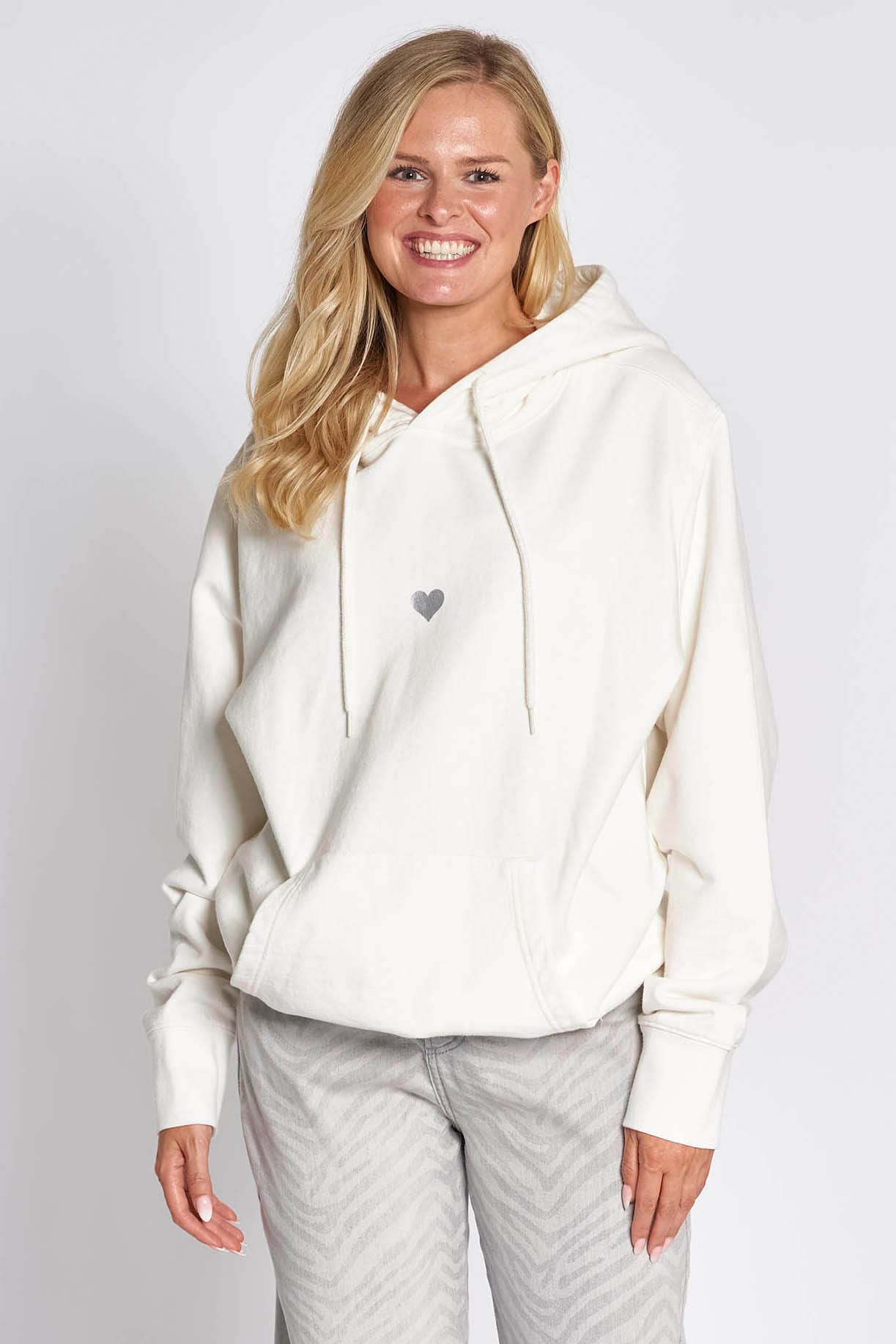 Image of Zhrill Kapuzensweatshirt "ZHILLI", mit Stehkragen, mit Kordel, bequeme Passform, mit Kängurutasche
