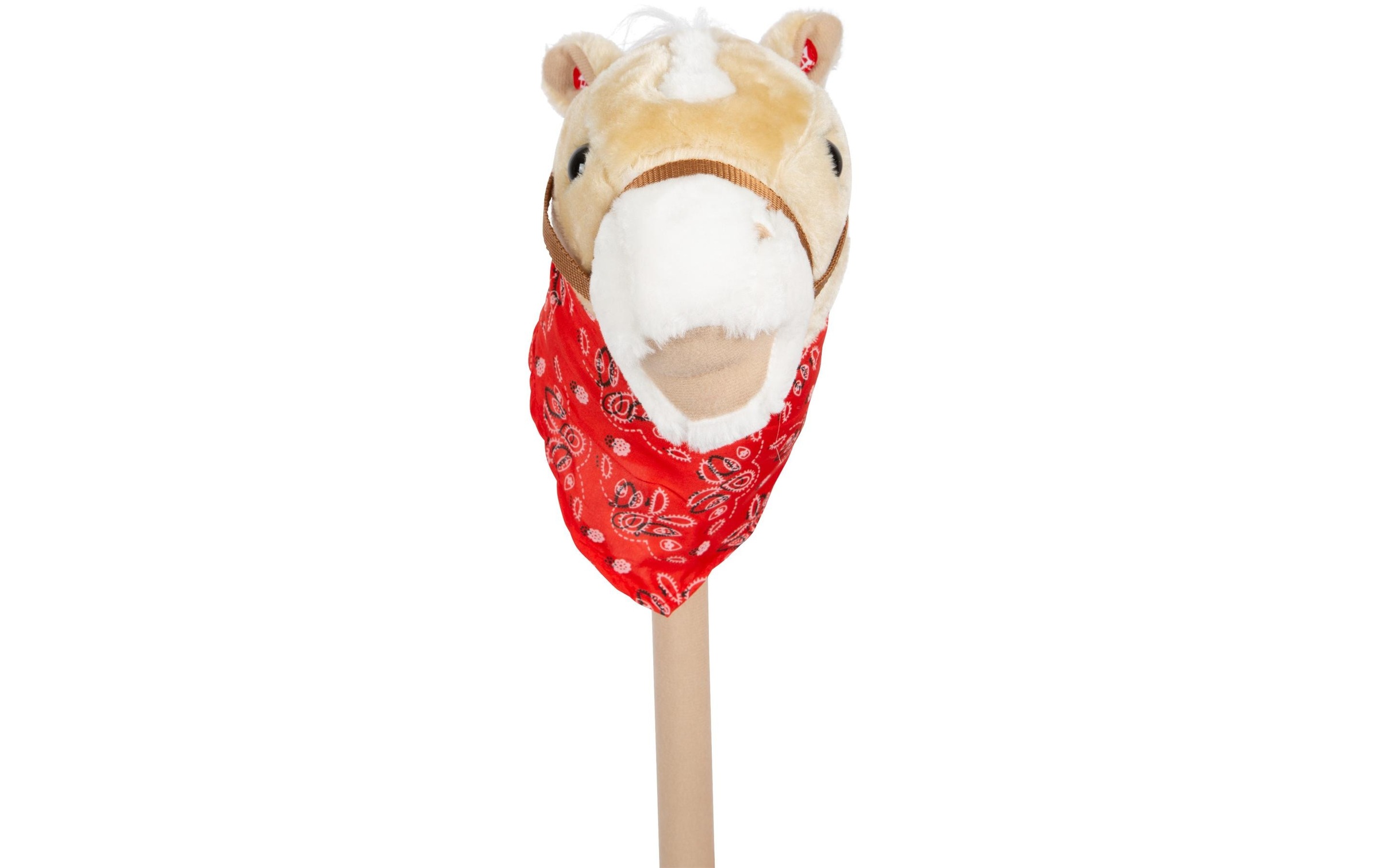 Small Foot Steckenpferd »«Rocky» Beige/Nature/Rot«