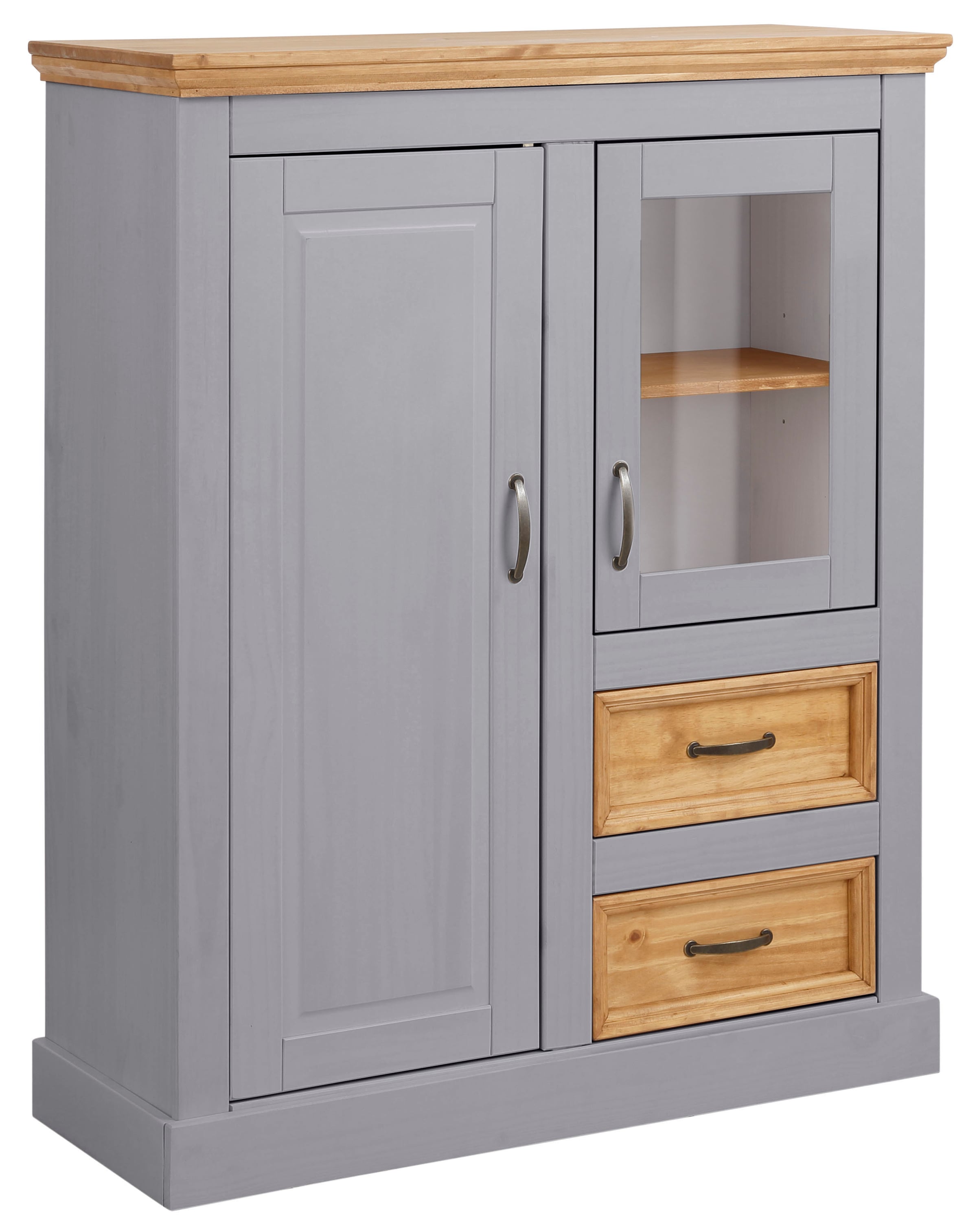 Home affaire Highboard »Selma«, Vitrine, Breite 100 cm