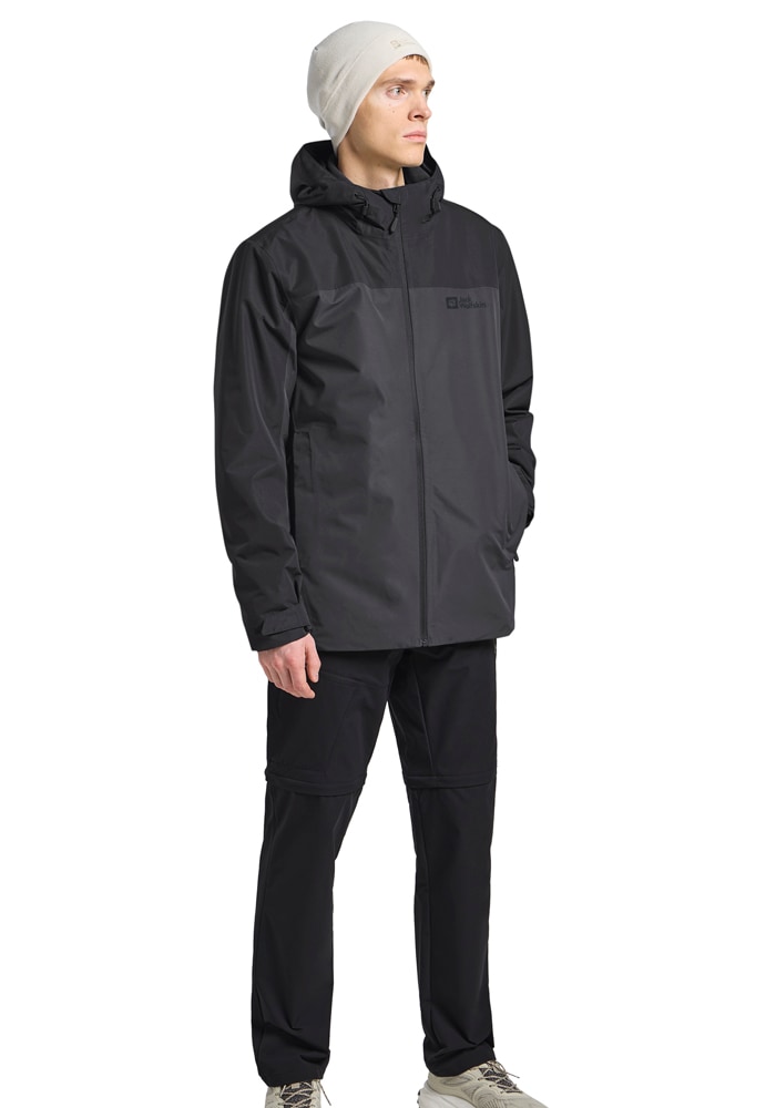 Jack Wolfskin 3-in-1-Funktionsjacke »TAUBENBERG 3IN1 JKT M«, mit Kapuze