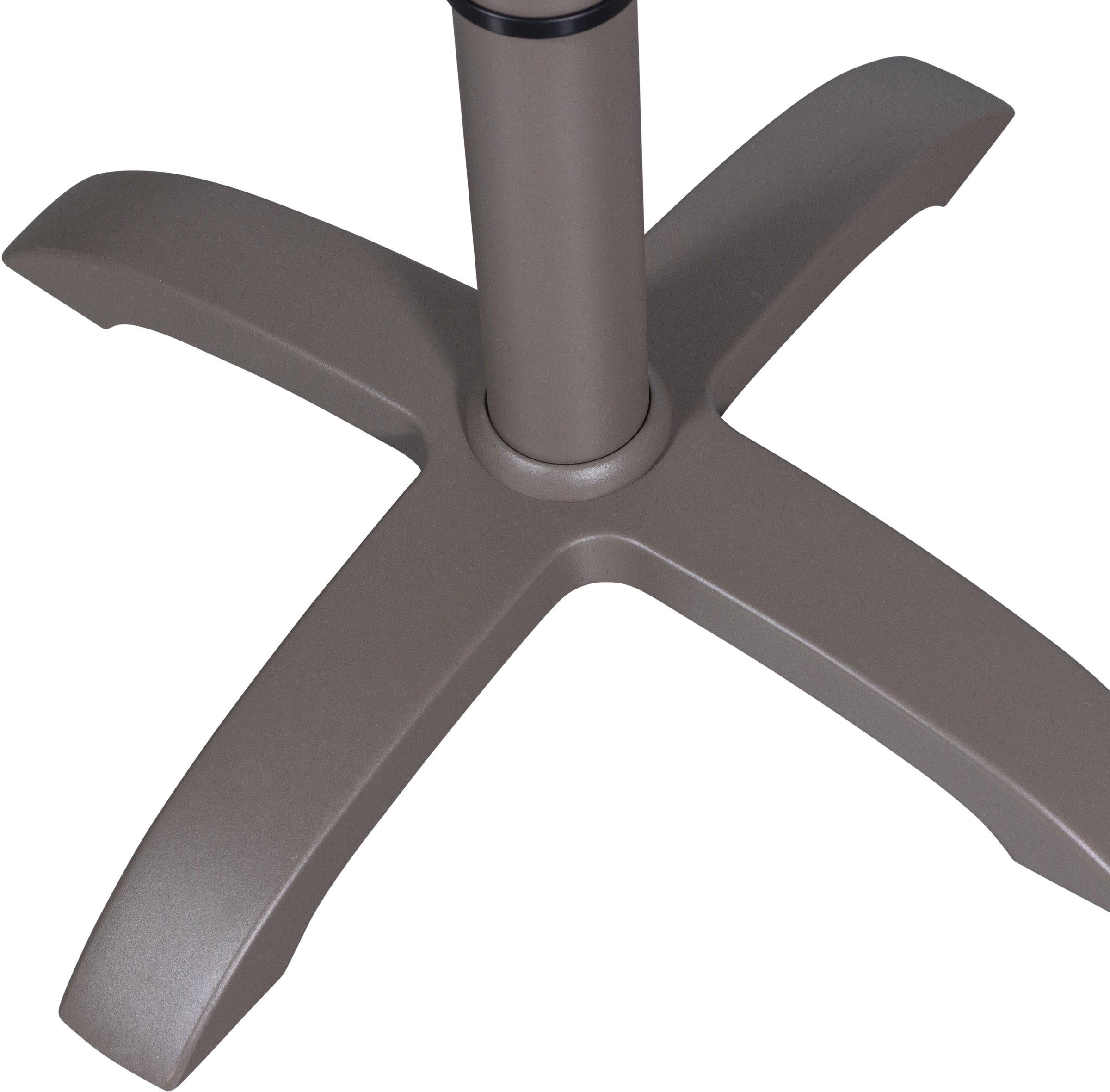 WOOOD Barhocker »Jeppe aus Aluminium höhenverstellbar, B 70 x T 70 x H 72/110 cm« Für Aussenbereich geeignet, Einfach zu montierbar, Pfleigleicht
