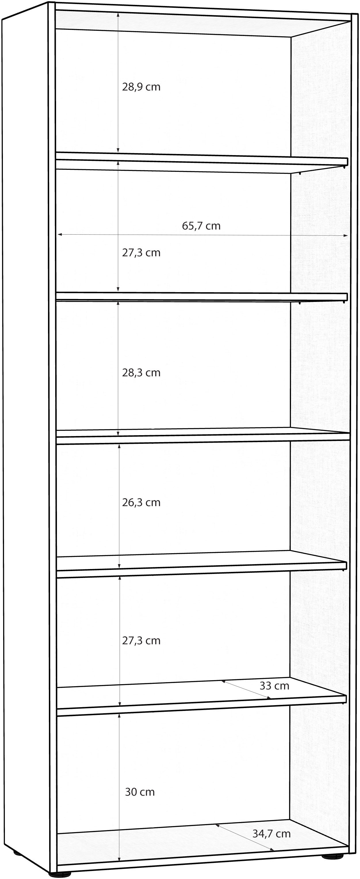 FORTE Armoire à chaussures »NET306« Armoire à chaussures, avec étagères incluses, différents décors