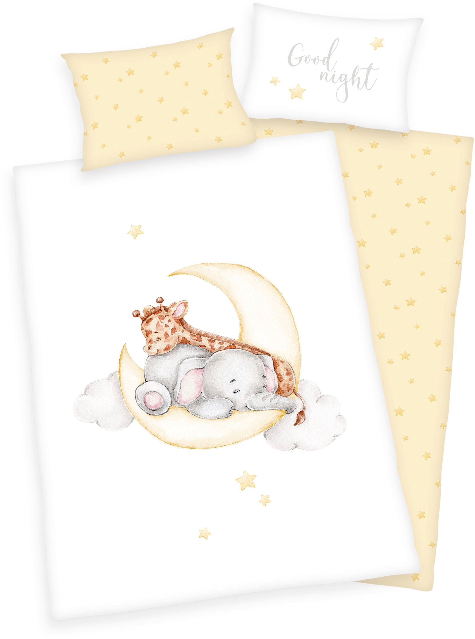 Image of Baby Best Babybettwäsche "Sleeping little Bear" 2 Stk. mit liebevollem Motiv