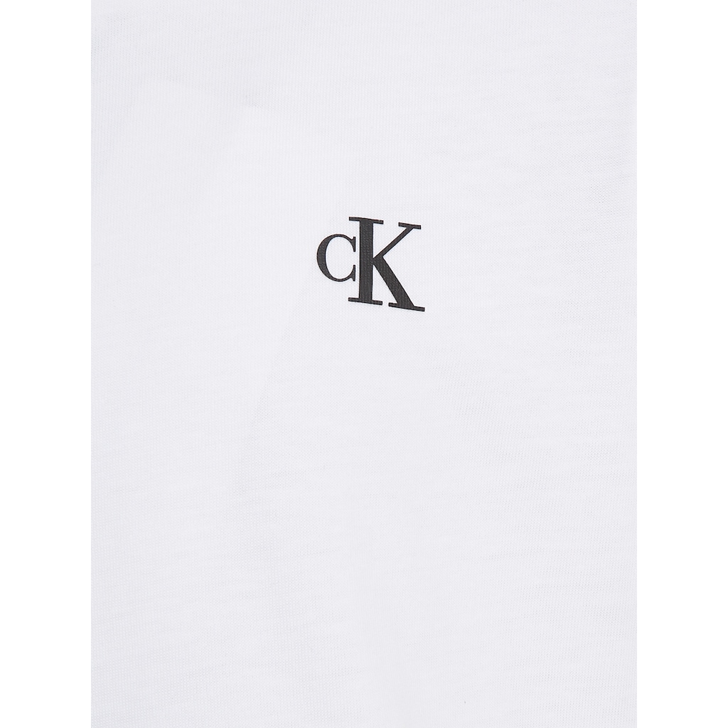 Calvin Klein Jeans T-Shirt »2-PACK SLIM MONOGRAM TOP«, (Packung, 2 tlg.)