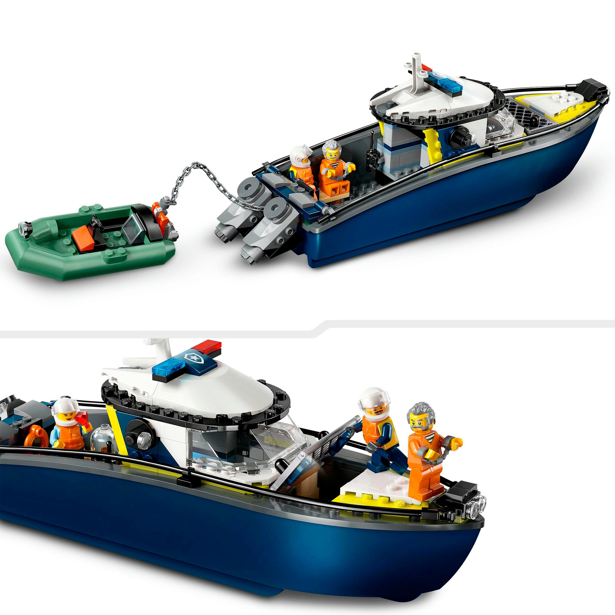 LEGO® Pions de construction »Verfolgungsjagd im Polizeiboot (60456), LEGO City« Made in Europe