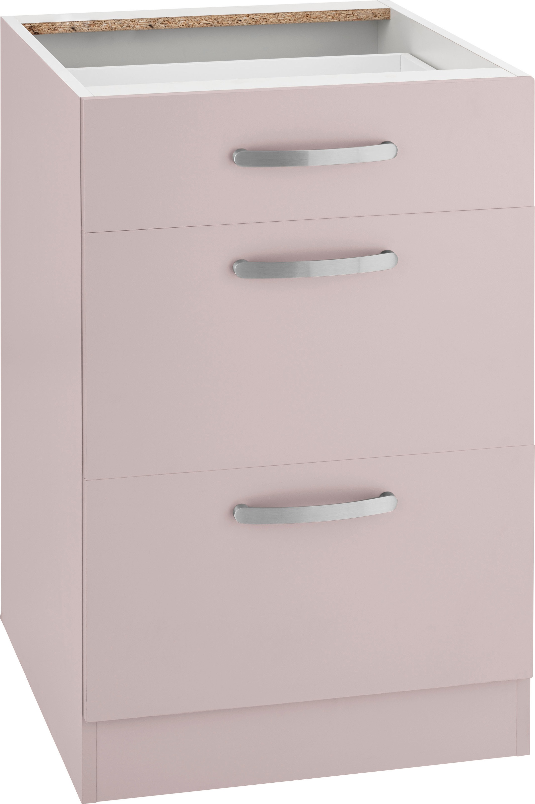 Image of wiho Küchen Unterschrank »Kansas«, 50 cm breit, mit 2 grossen Auszügen ohne Arbeitsplatte bei Ackermann Versand Schweiz