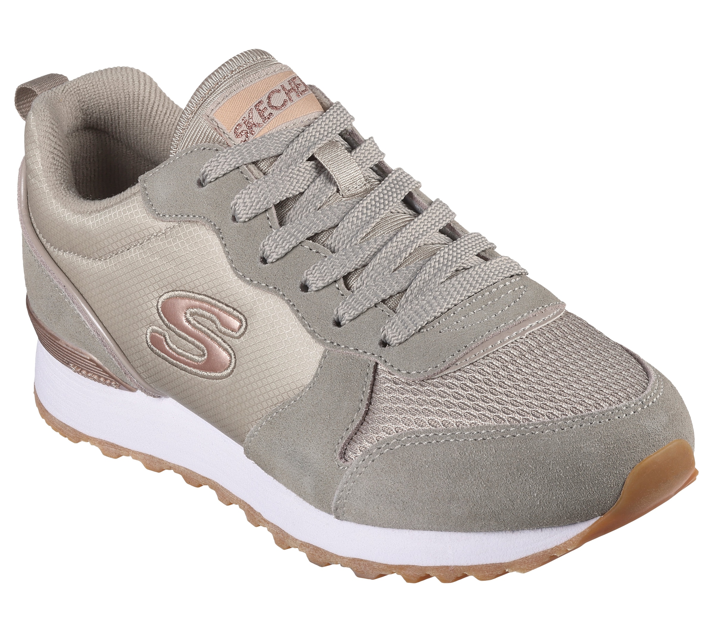 Skechers Sneakers »OG 85 - GOLDN GURL«  Schnürschuh, Original-Retro-Jogginschuh mit Air-Cooled Memory Foam®