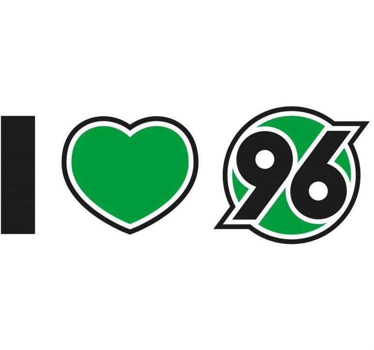 Image of Wall-Art Wandtattoo »Hannover 96 Spruch I love 96«, (1 St.) bei Ackermann Versand Schweiz