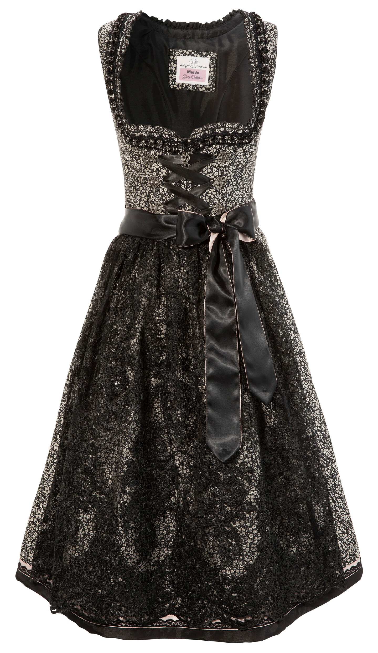 Image of MarJo Dirndl, Damen, midi mit Pailletten bestickterTüllschürze bei Ackermann Versand Schweiz