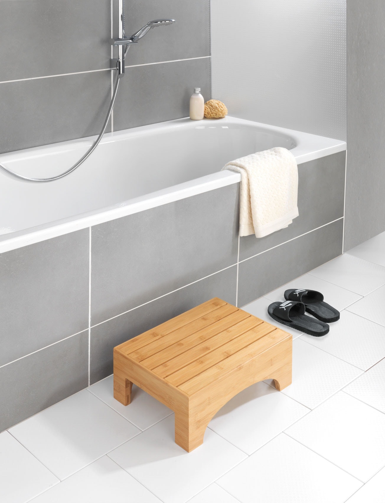 WENKO Badhocker »Bambusa« BxTxH: 40x30x15cm