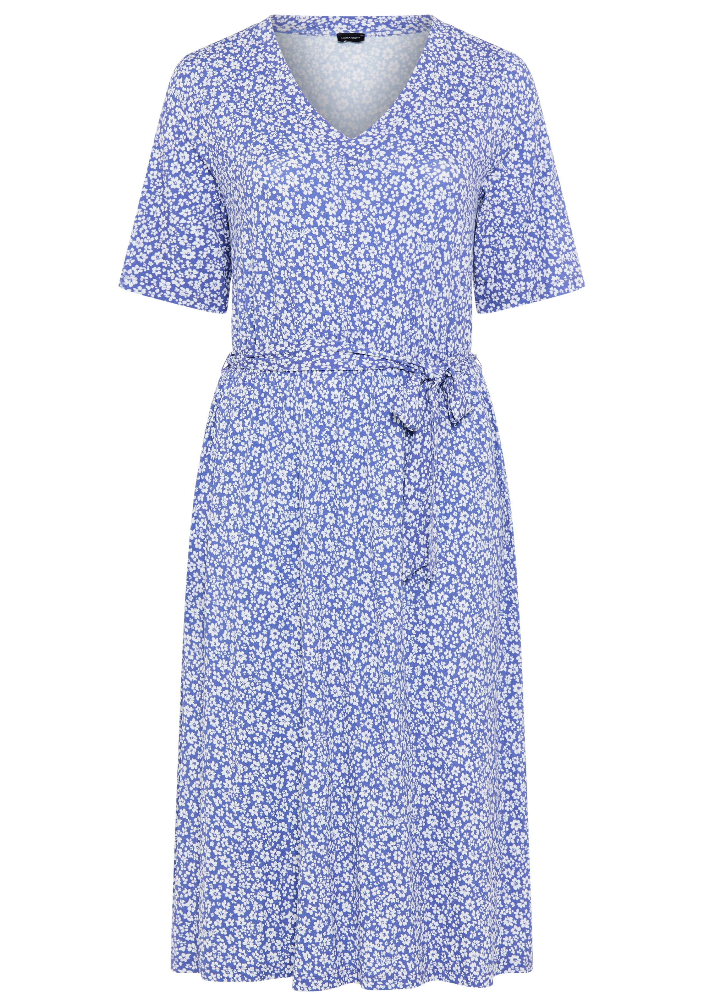 Laura Scott CURVE Robe midi in geblümter Optik