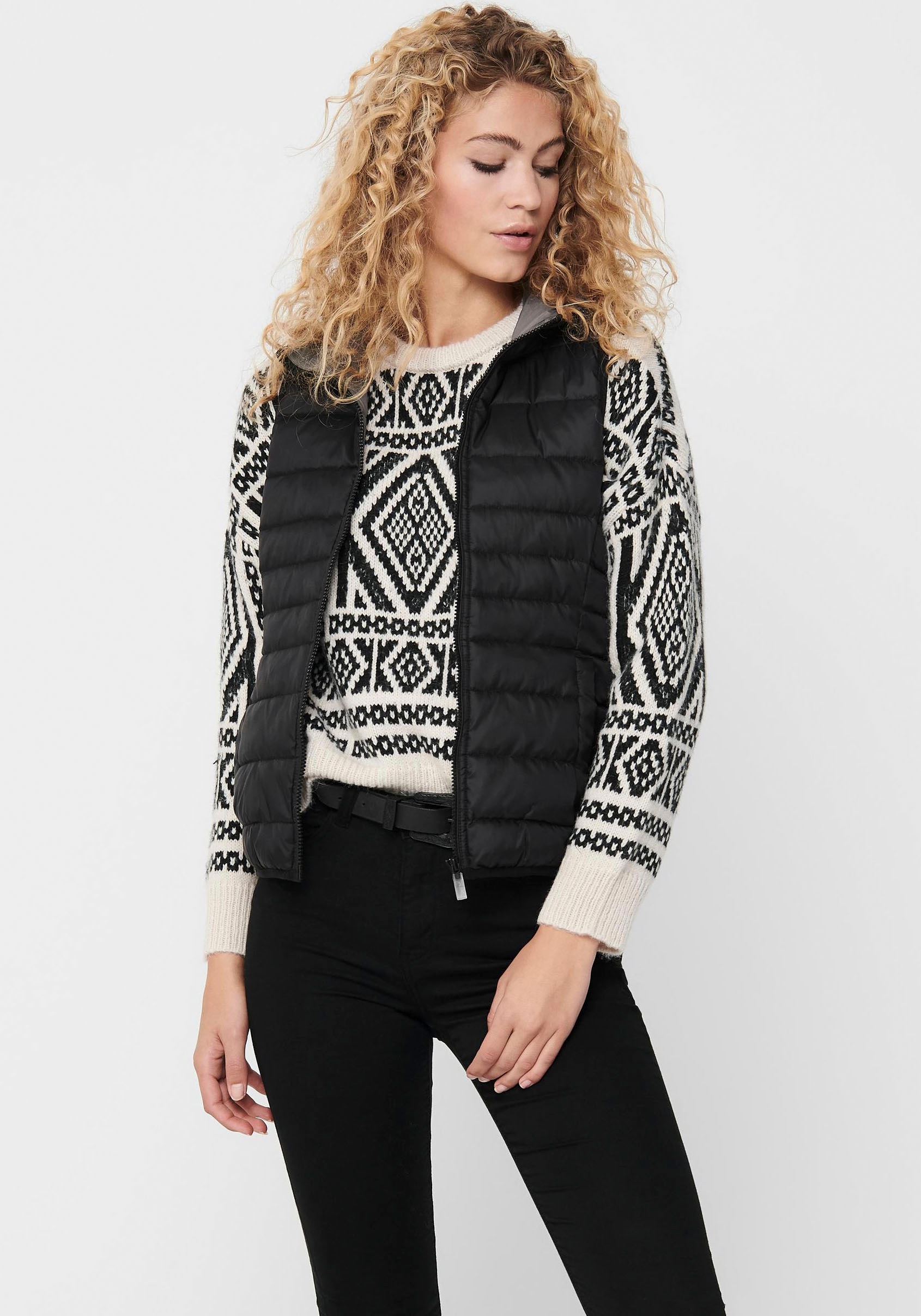 Image of Only Steppweste »ONLNEWTAHOE HOOD WAISTCOAT« bei Ackermann Versand Schweiz