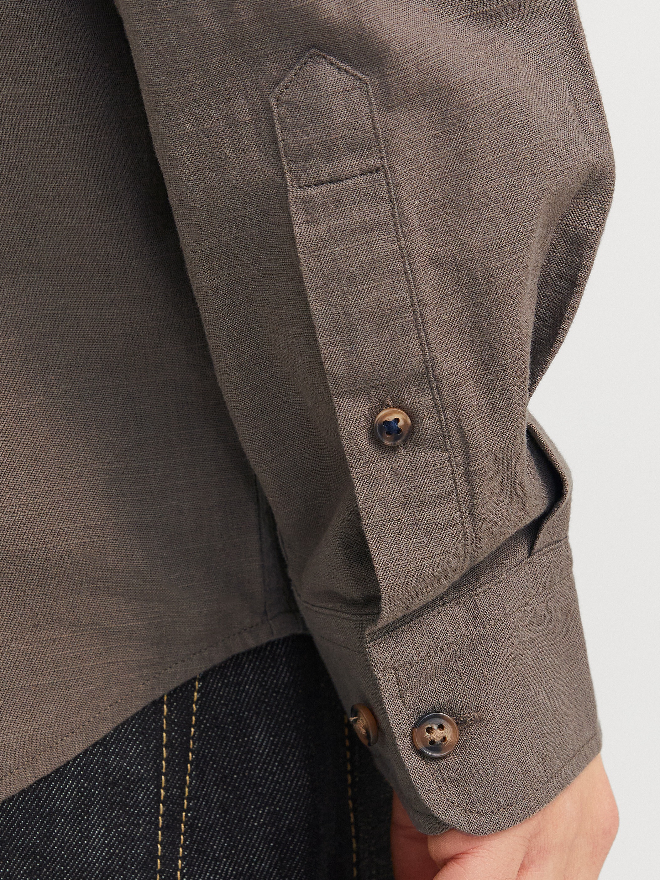 Jack & Jones Langarmhemd »JJESUMMER SHIRT LS SN«, mit Hemdkragen